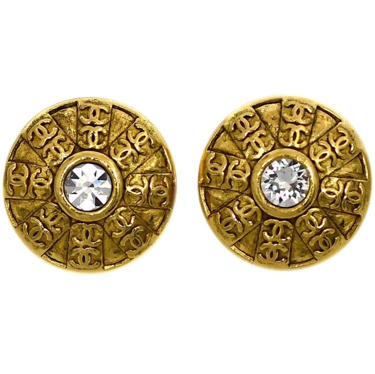 Chanel CHANEL Earrings Gold Plated Size ONE SIZE - 1 Thumbnail