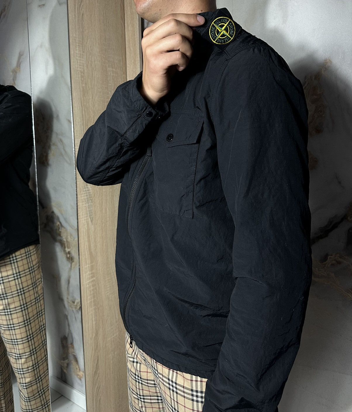 Stone Island Mens Overshirt Stone Island Nylon Jacket Size US M / EU 48-50 / 2 - 3 Thumbnail