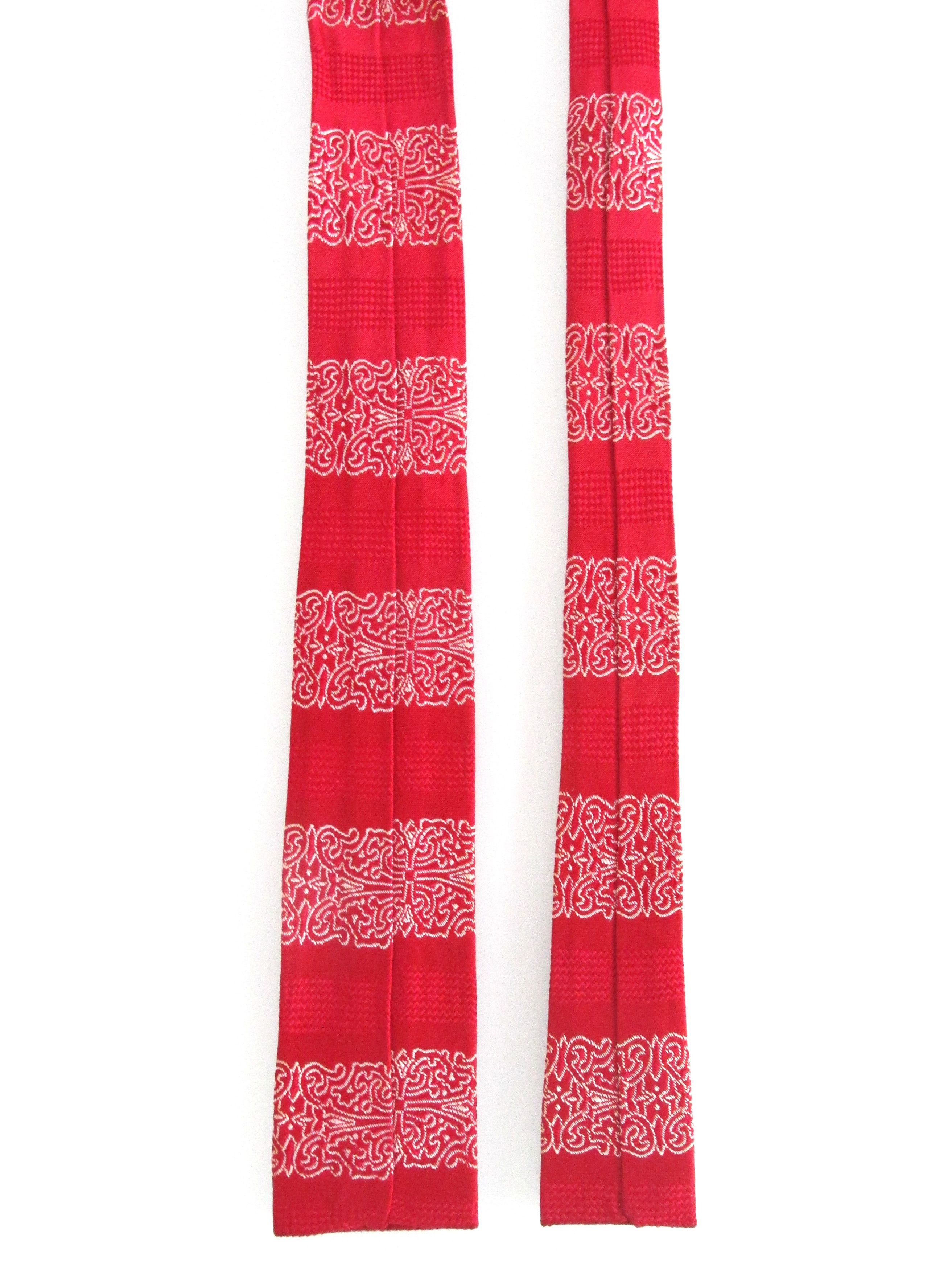 Vintage Flat/Square Bottom Vintage Men's Tie Size ONE SIZE - 4 Thumbnail