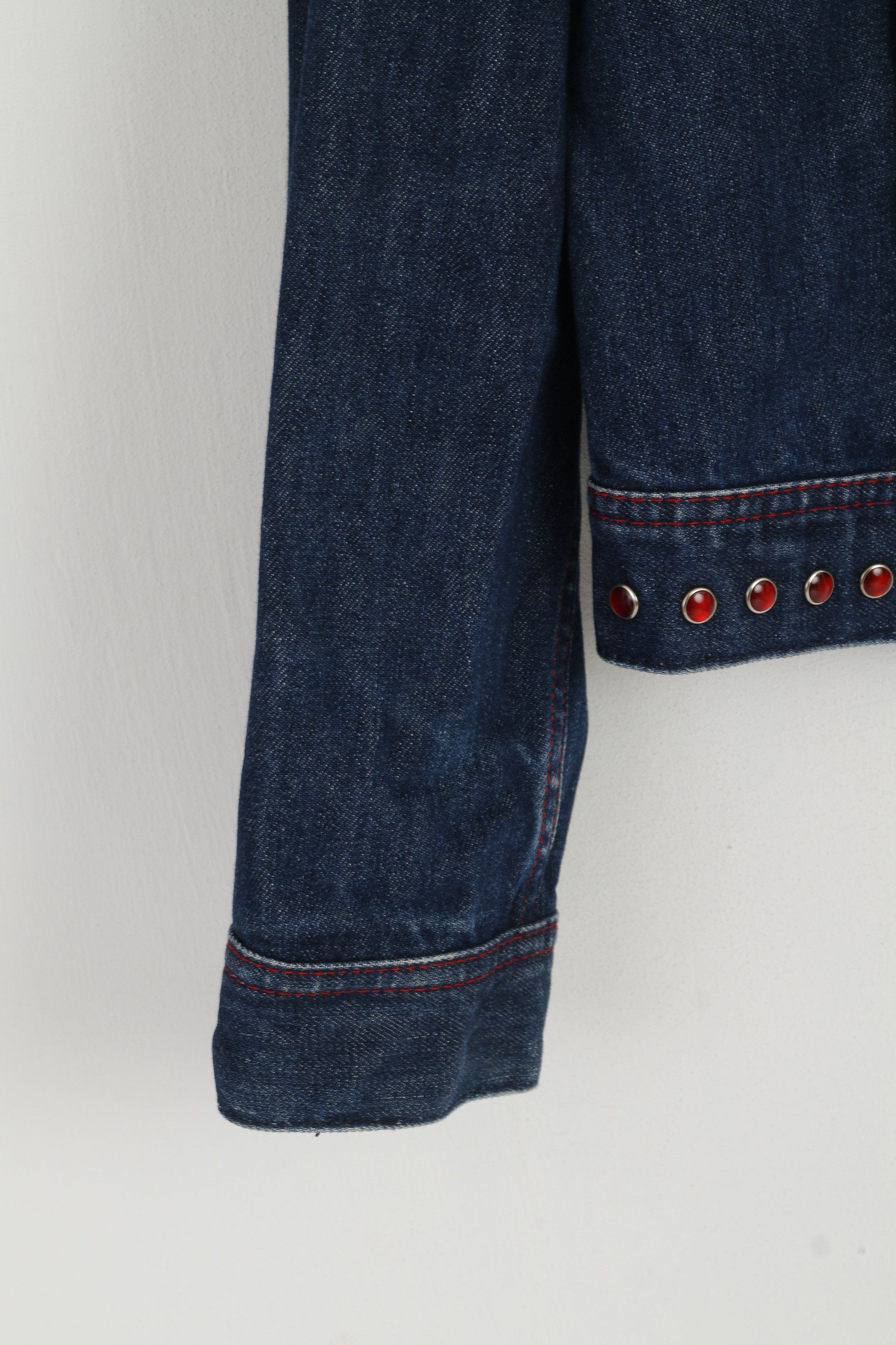 Lee Lee Premium Quality Women L (M) Denim Jacket navy Jeans 2582 Size L / US 10 / IT 46 - 7 Thumbnail
