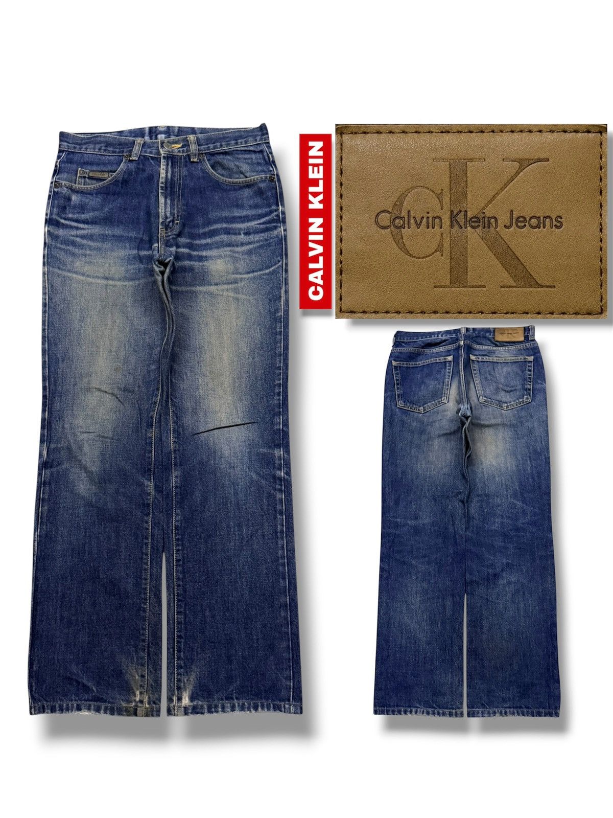 Calvin Klein Vintage Calvin Klein Jeans Japanese Denim | Straight Fit W29 Size US 29 - 1 Thumbnail