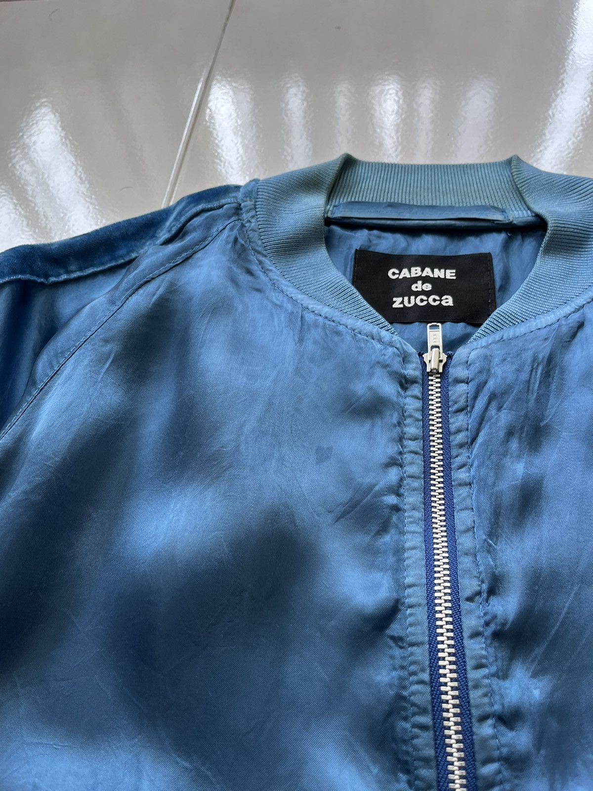 CABANE de ZUCCa Issey Miyake Cabane De Zucca Embroidered Rayon Bomber Jacker Size M / US 6-8 / IT 42-44 - 20 Thumbnail