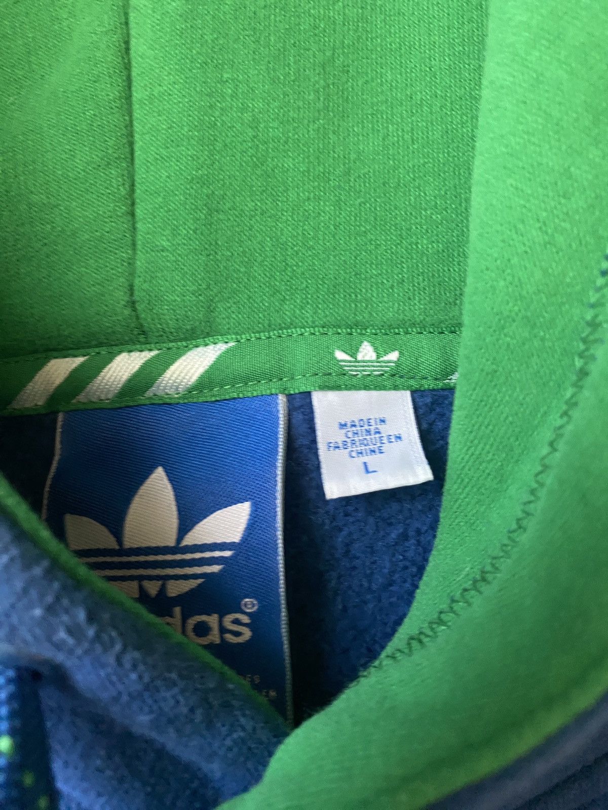 Adidas × Vintage vintage hoodie Adidas Original Size US L / EU 52-54 / 3 - 2 Thumbnail