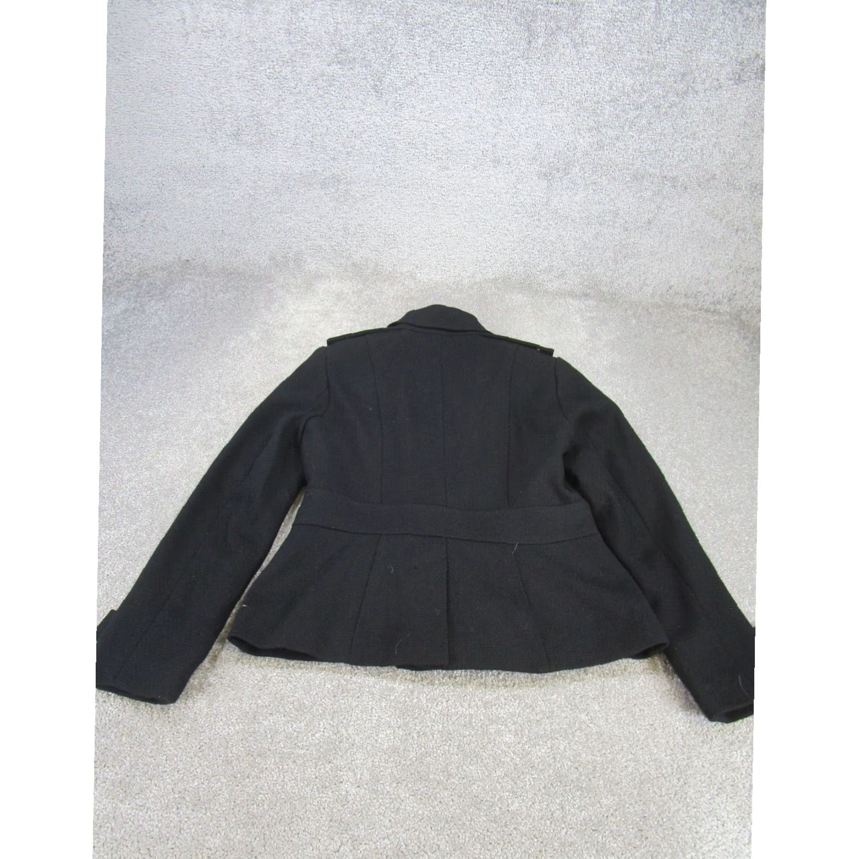 Calvin Klein Cropped Wool Coat Womens Short Wool Blend Calvin