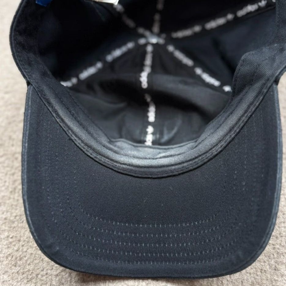 Adidas VINTAGE adidas Baseball Cap Hat Mens One Size Black Embroidered 3 Stripes Logo Sports Size ONE SIZE - 7 Thumbnail
