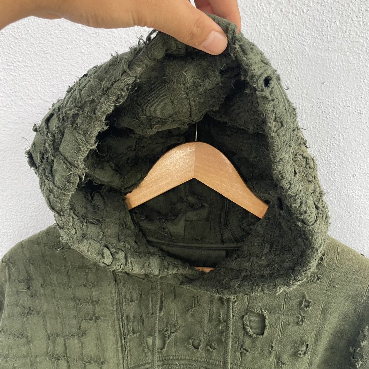 Givenchy Givenchy 22ss boro hoodie destroyed Size US XXL / EU 58 / 5 - 2 Thumbnail