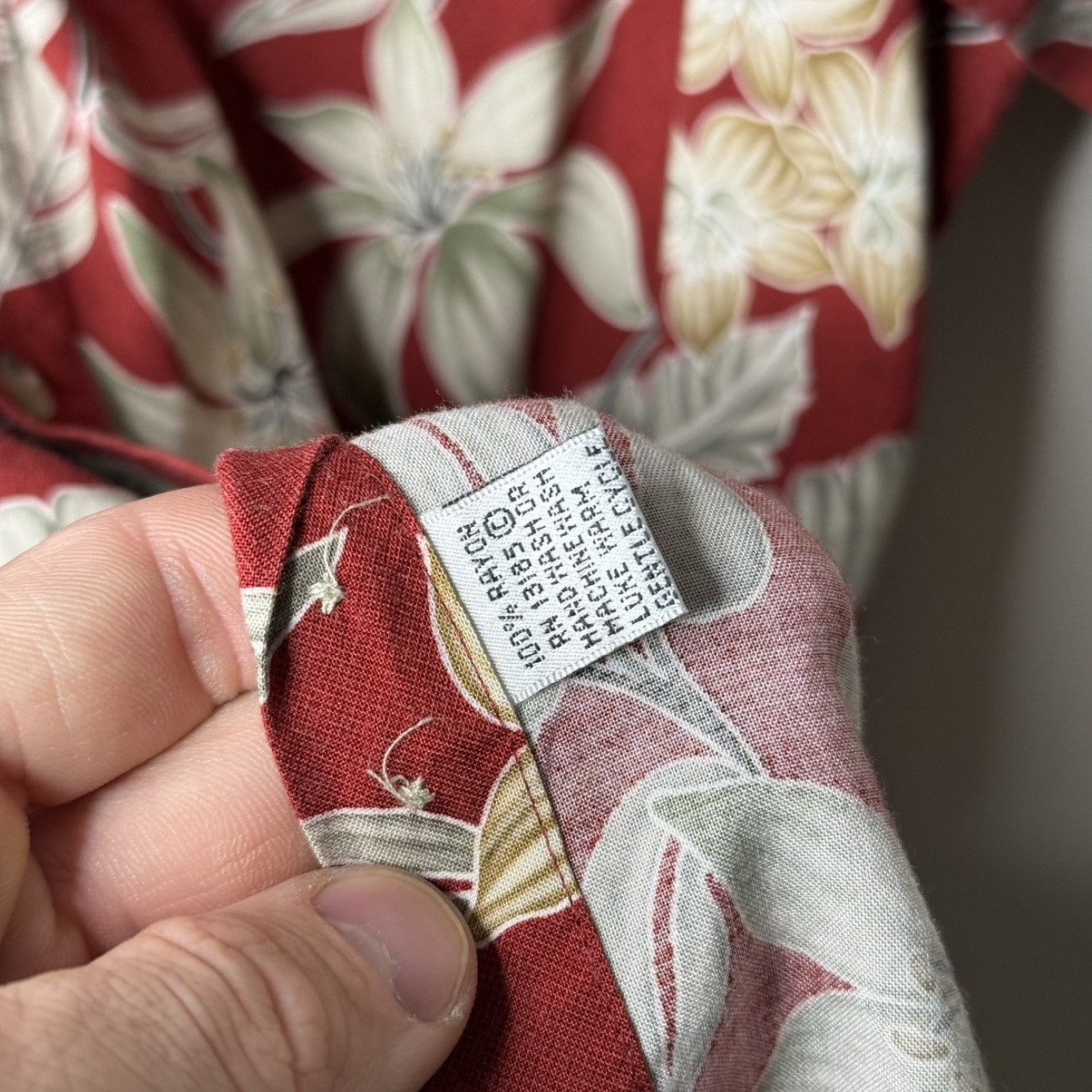 Pierre Cardin Vintage 90’s Pierre Cardin Hawaiian Men’s Shirt Floral Rayon Size US L / EU 52-54 / 3 - 8 Thumbnail