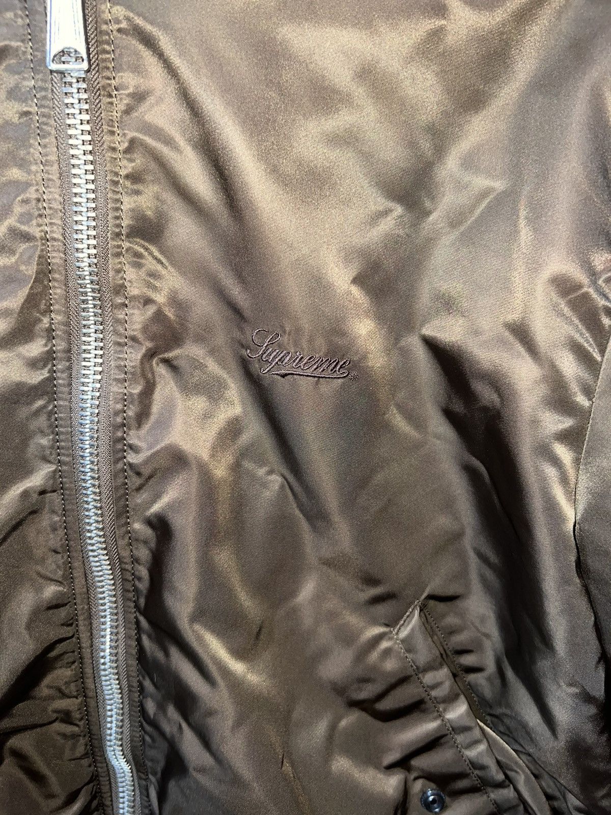 Supreme Supreme second to none MA-1 jacket Size US L / EU 52-54 / 3 - 3 Thumbnail