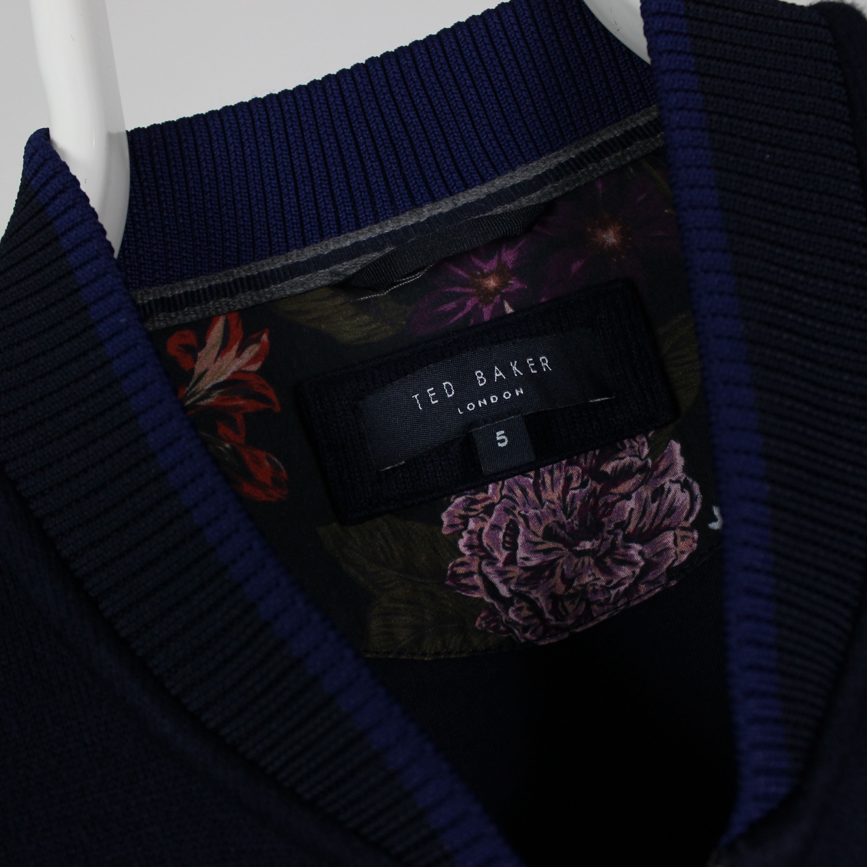 Ted Baker Ted Baker jacket men bomber L XL blue navy Size US XL / EU 56 / 4 - 5 Thumbnail