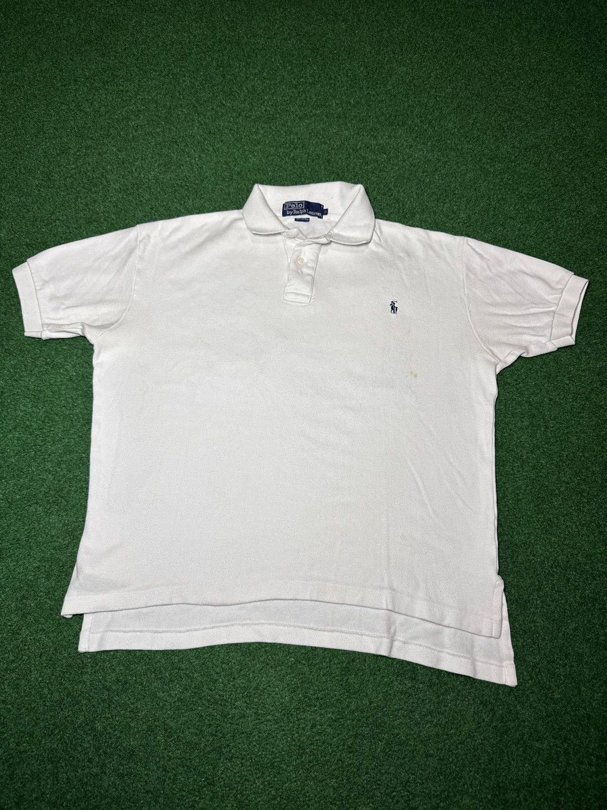 Polo Ralph Lauren Polo Ralph Lauren Vintage Polo Small 22x24 90s White Shirt Size US S / EU 44-46 / 1 - 1 Thumbnail