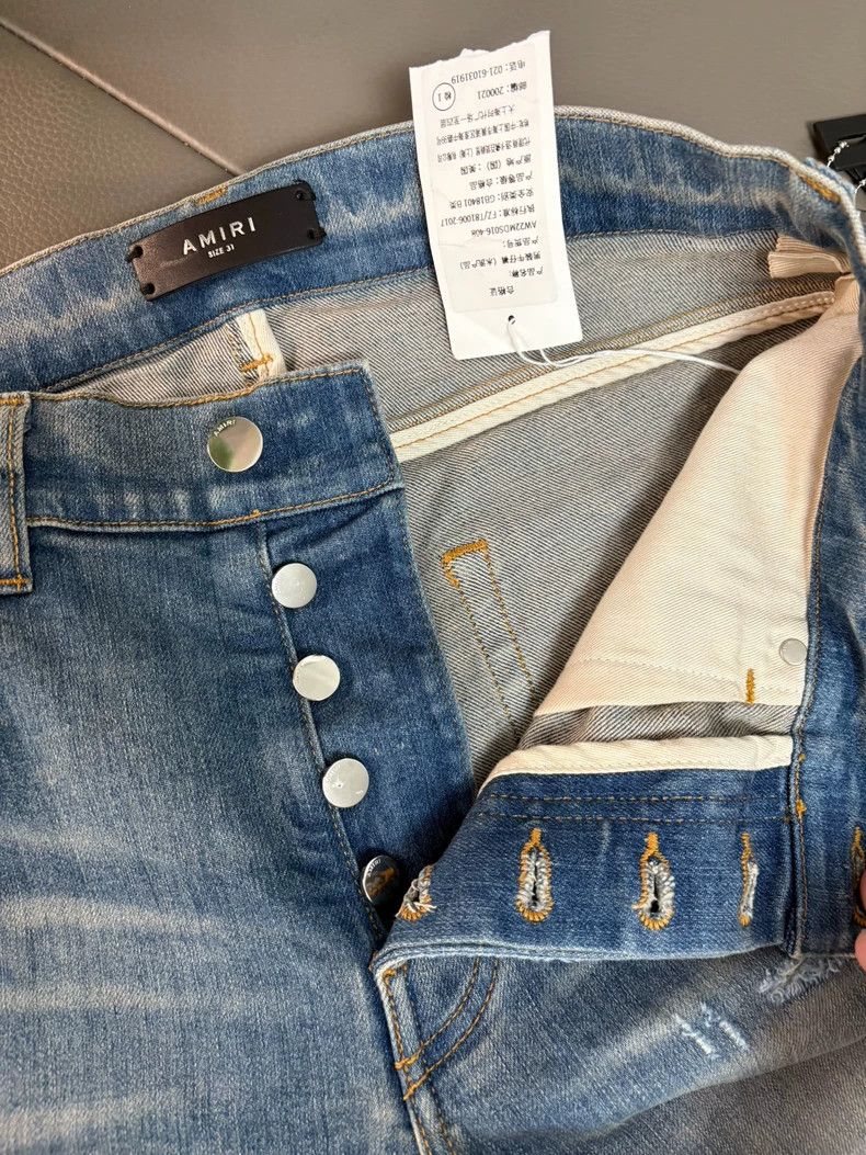Amiri Amiri embroidered jeans Size US 31 - 4 Thumbnail