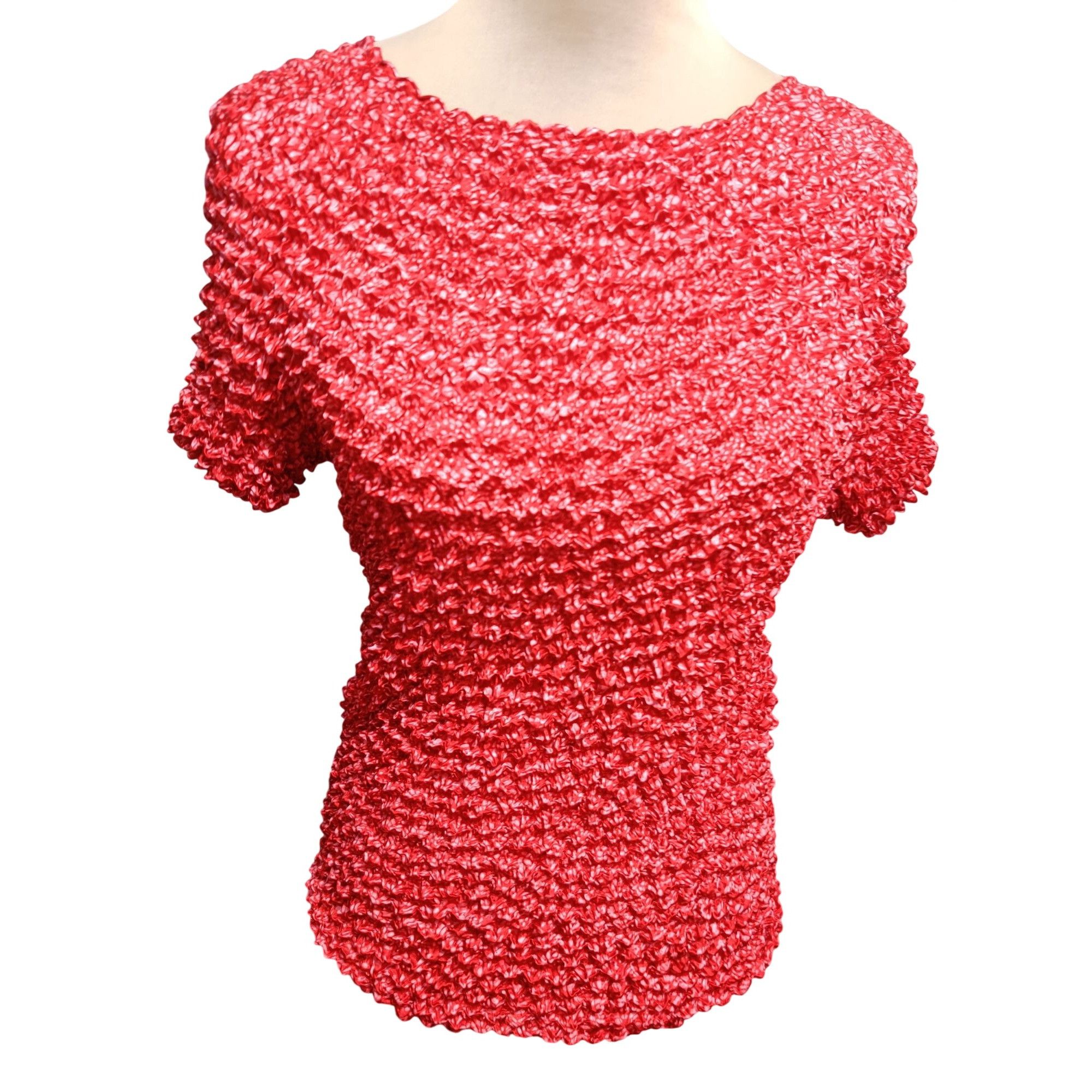 Vintage Xhilaration Womens Top One Size Red Pink Dot Vintage Stretch Size ONE SIZE - 10 Thumbnail