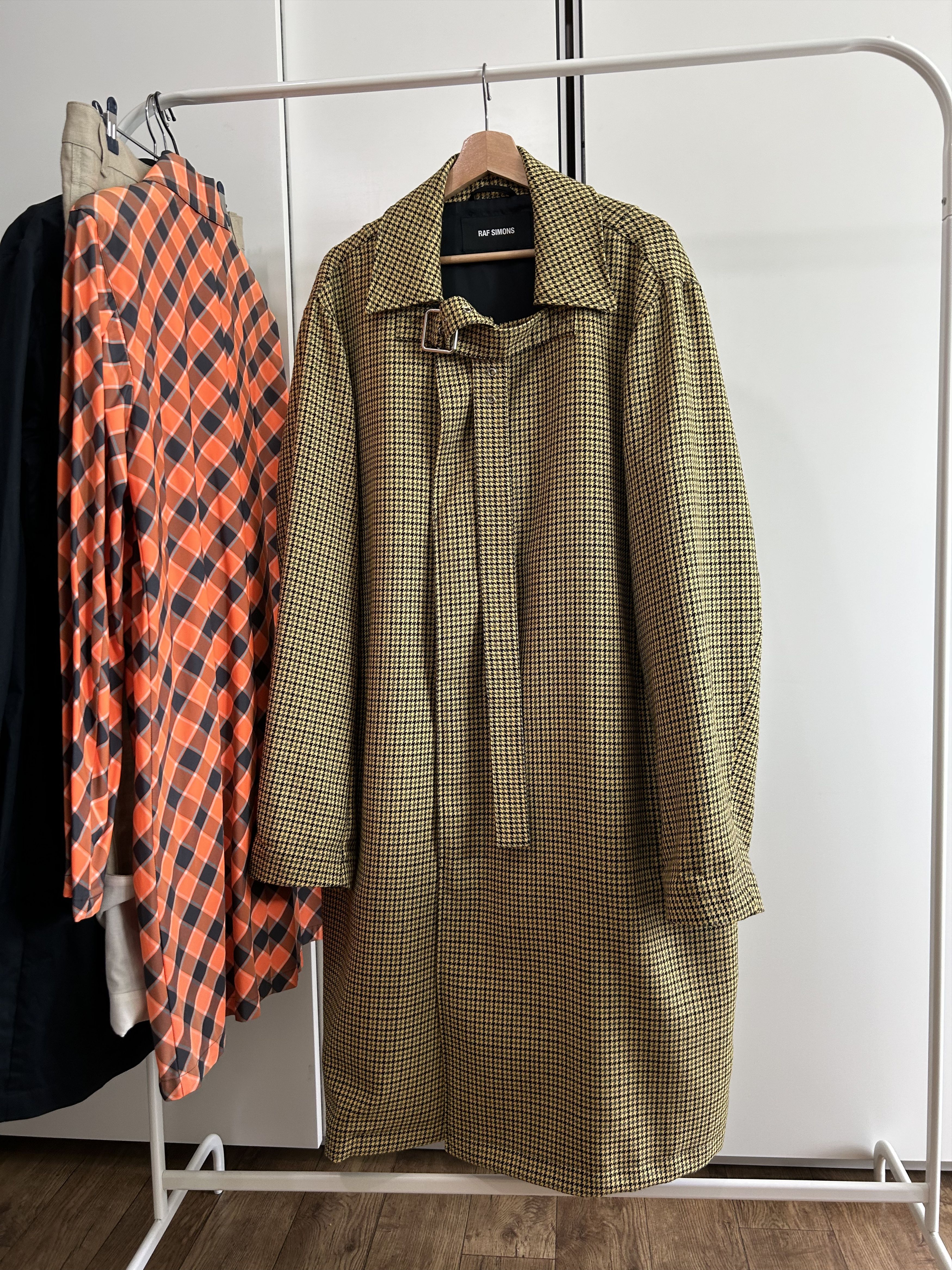 Raf Simons RAF SIMONS SS20 Houndstooth Lab Coat Size US L / EU 52-54 / 3 - 1 Thumbnail