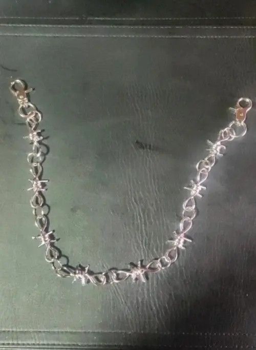 Other 55cm Barb Wire Wallet Chain Size ONE SIZE - 2 Thumbnail
