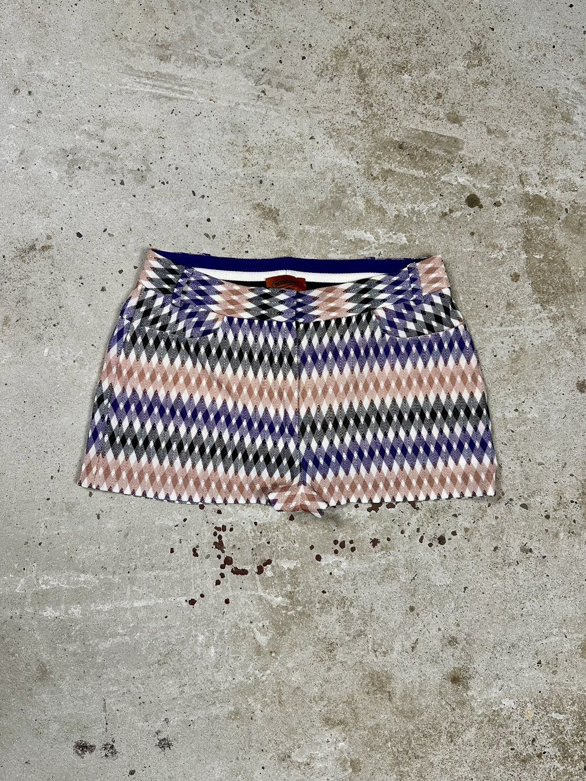 Missoni Missoni Geometric Viscose Shorts Size 27" / US 4 / IT 40 - 1 Thumbnail