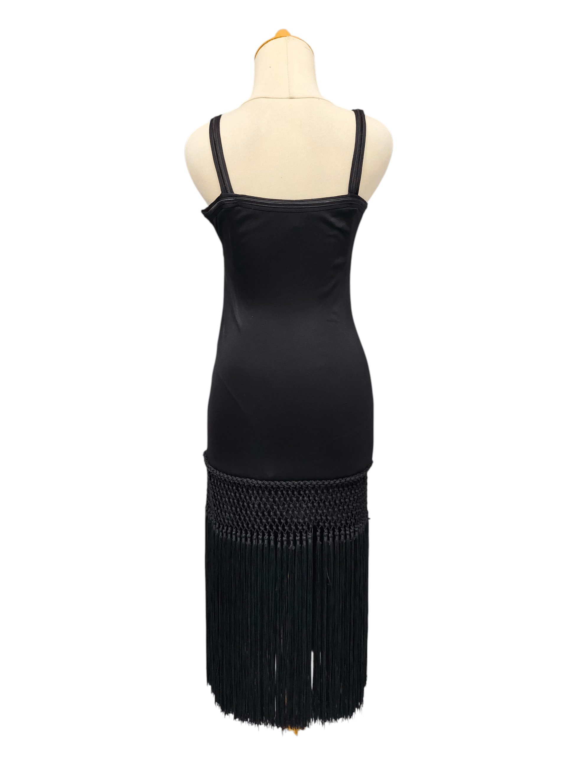 Saint Laurent Paris 70s Saint Laurent- Archive Macrame Fringe Slip Dress Size S / US 4 / IT 40 - 7 Thumbnail