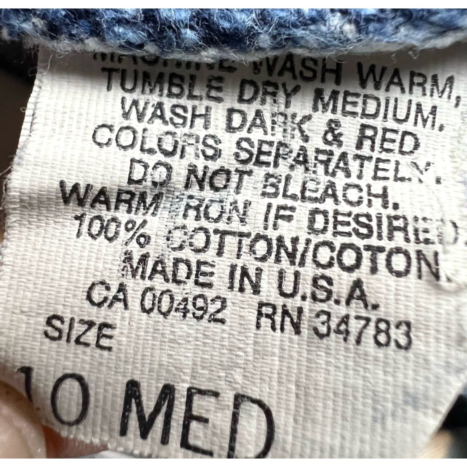 Lee VINTAGE Lee Jeans Womens Regular Size 14 14? 32 in Inseam Blue Denim Distressed Comfort Straight Read Size 28" / US 6 / IT 42 - 4 Thumbnail