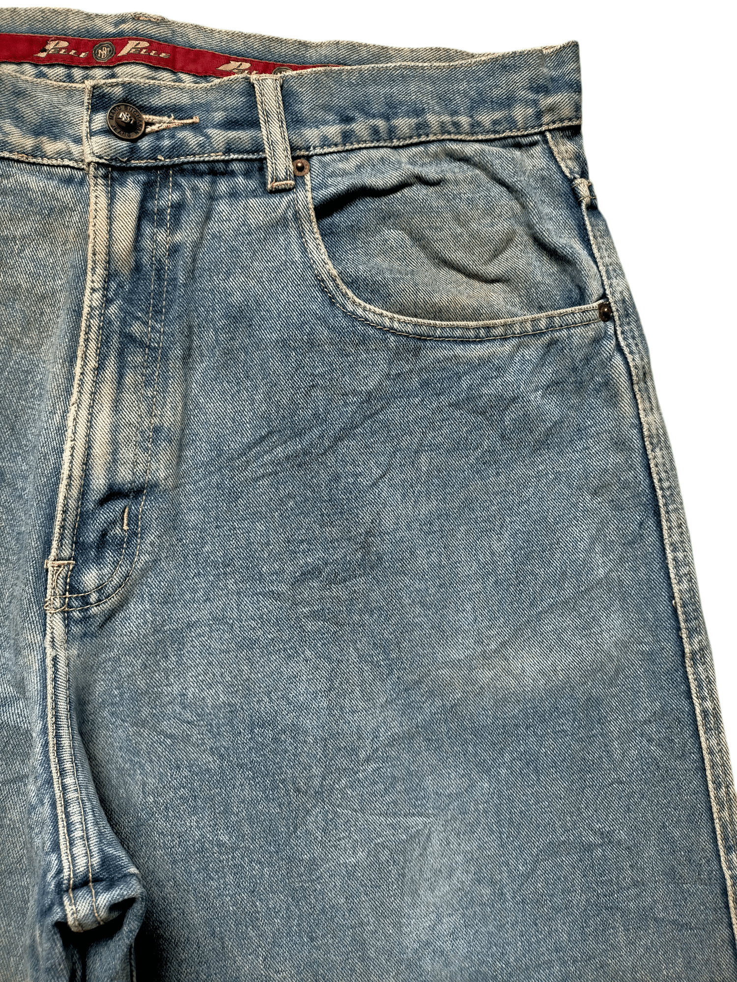 Pelle Pelle Pelle Pelle Marc Buchanan Embroidered Baggy Jeans Size US 36 / EU 52 - 6 Thumbnail