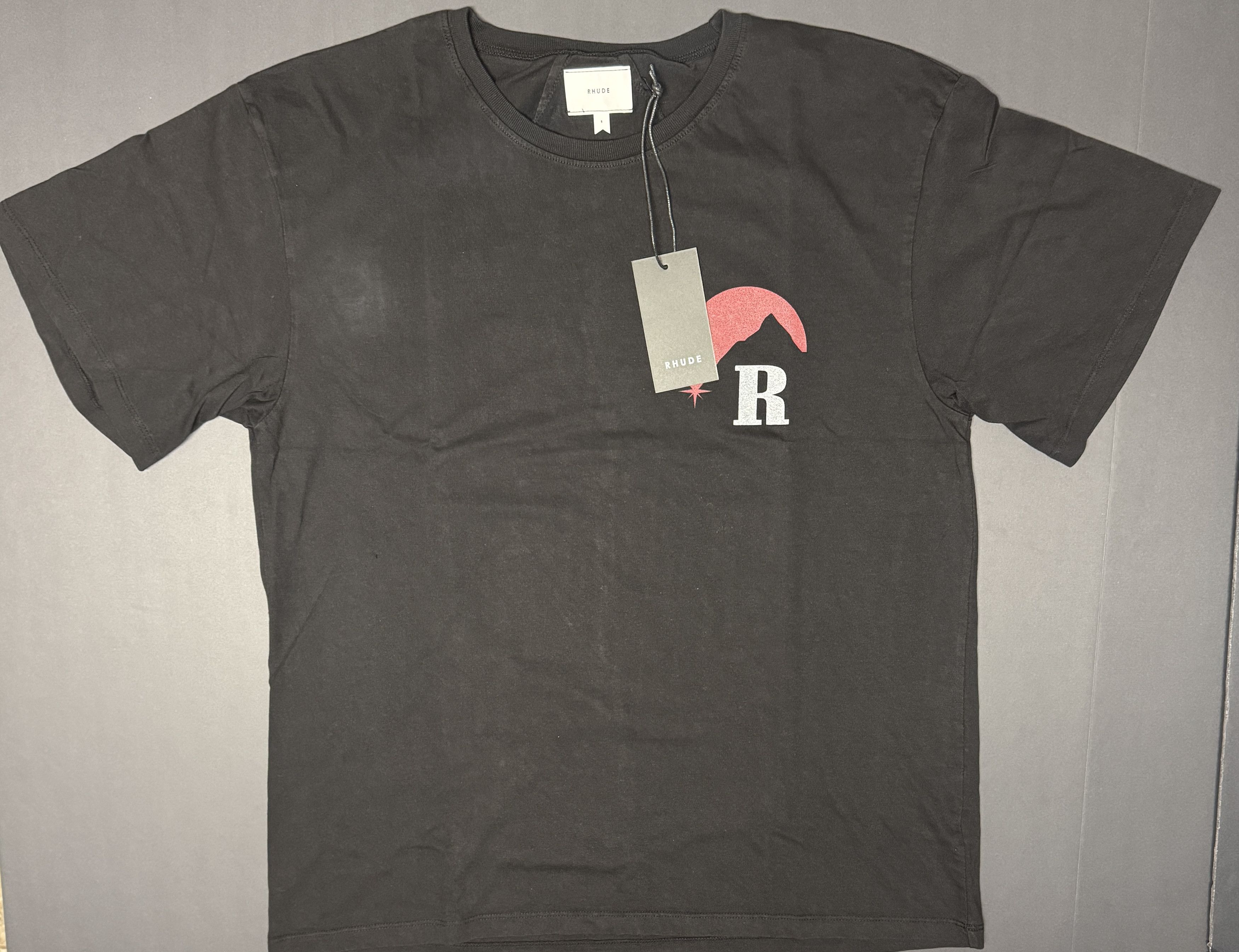 Rhude Rhude Moonlight Tee Black/Red Size US S / EU 44-46 / 1 - 1 Thumbnail