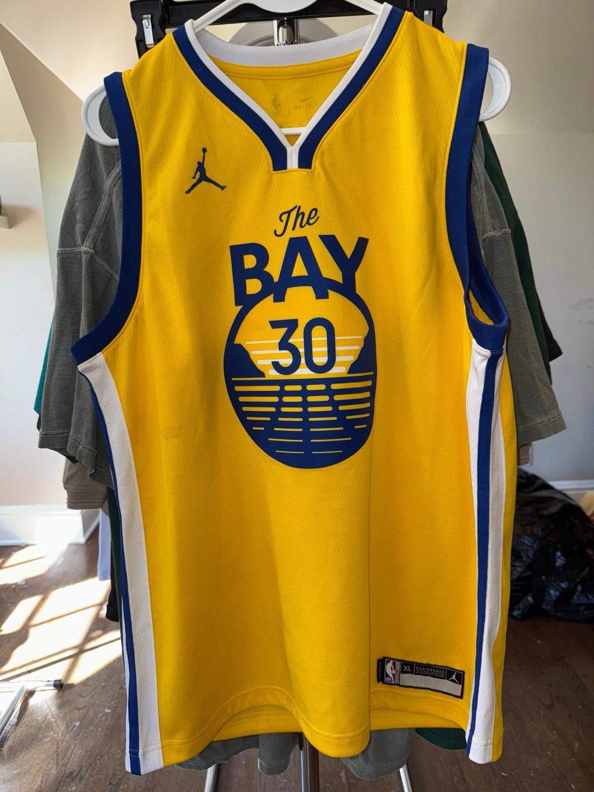 Nike Steph Curry #30 "The Bay" Nike Dri-Fit NBA Jersey Sz XL Size US XL / EU 56 / 4 - 2 Thumbnail