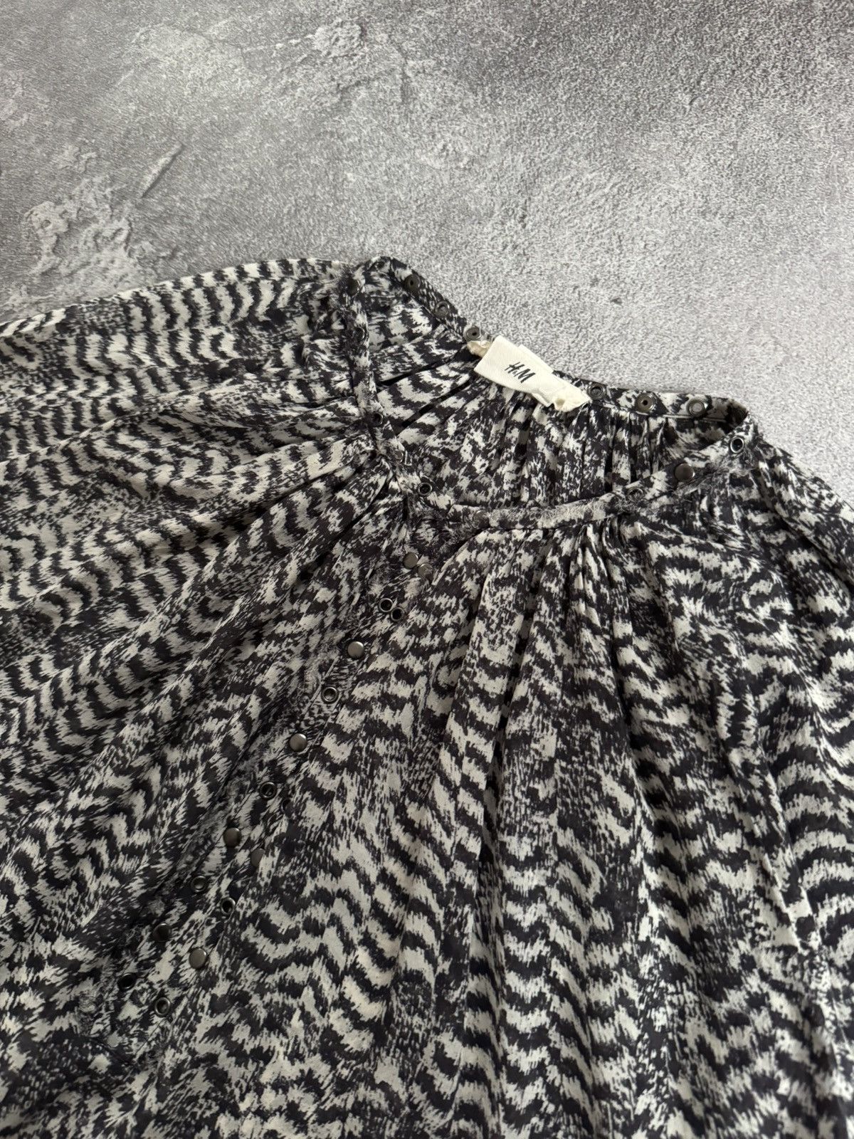Isabel Marant Isabel Marant H&M 36size animal print relaxed dress shirt Size S / US 4 / IT 40 - 8 Thumbnail