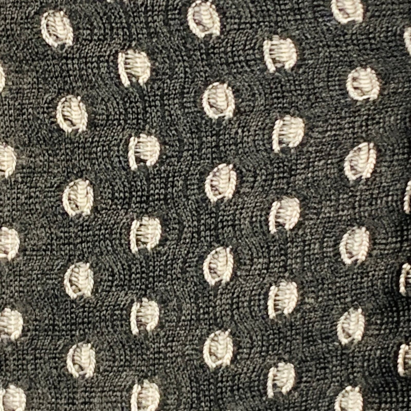 Mr Turk MR TURK Regular Black White Perforated Notch Lapel Suit Size 36R - 3 Thumbnail