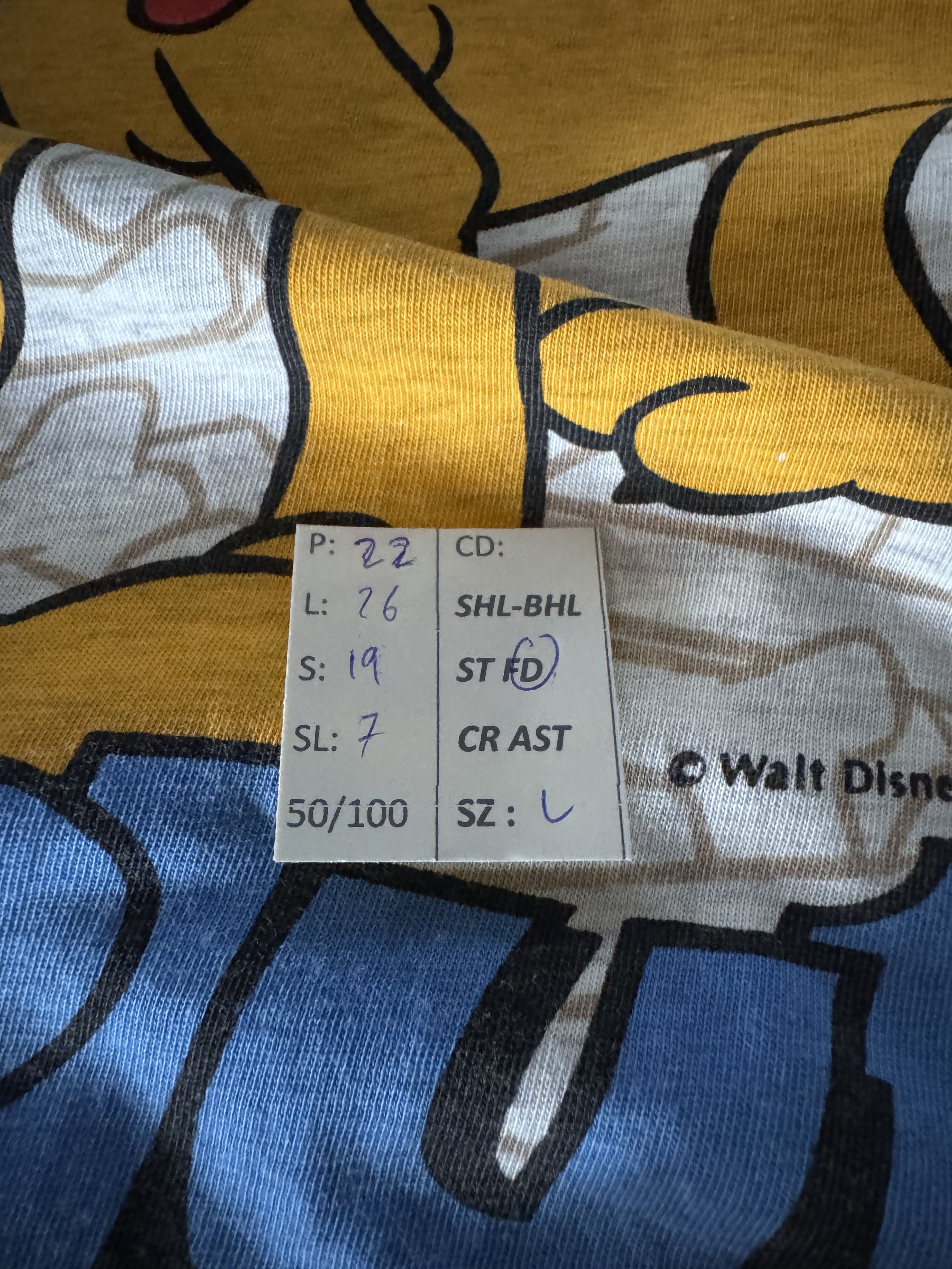 Cartoon Network VINTAGE 90'S PLUTO MICKEY MOUSE TEE VERY RARE goofy minnie Size US L / EU 52-54 / 3 - 19 Thumbnail