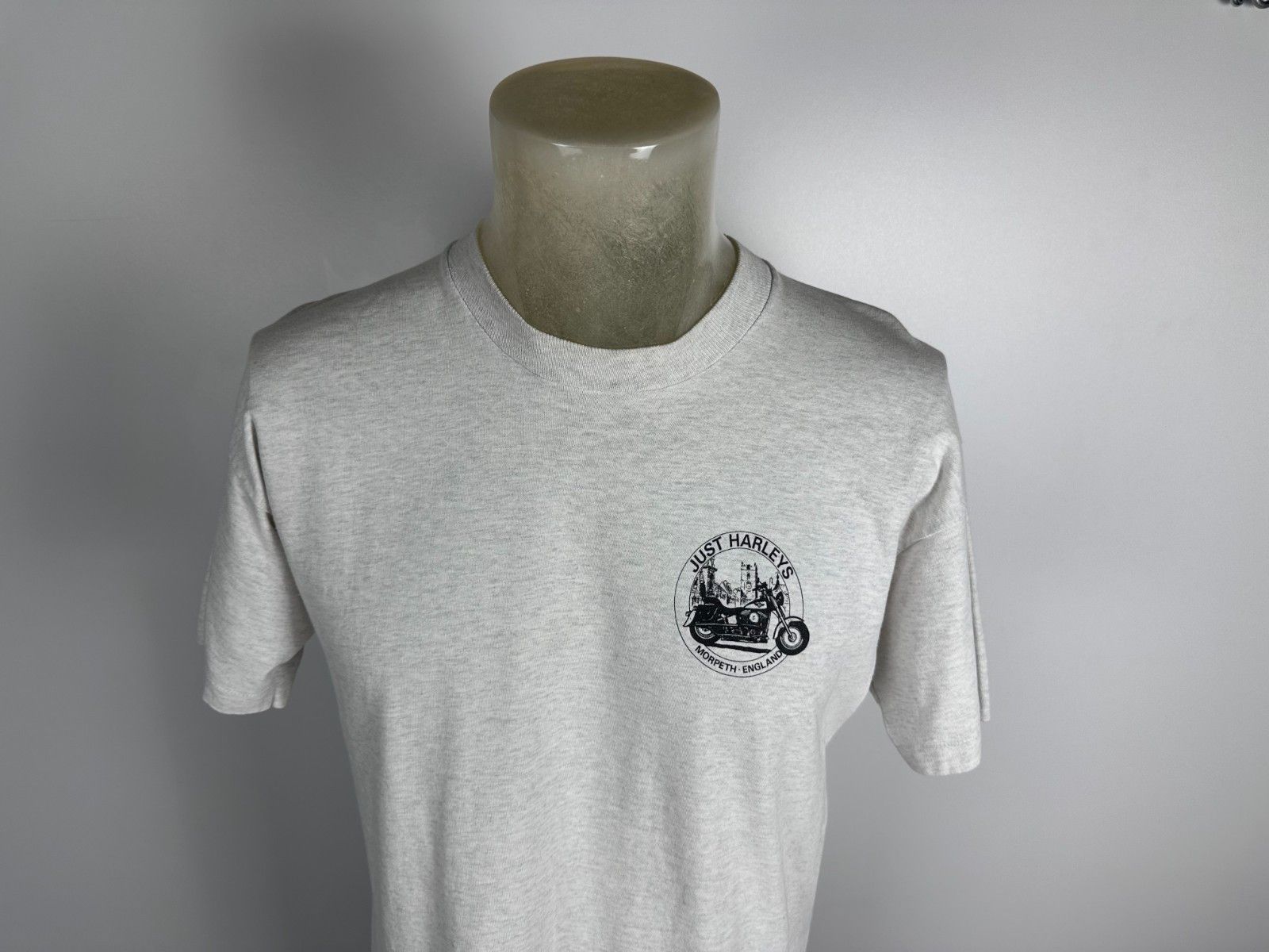 Harley Davidson Harley Davidson Just Harleys Morpeth England Vintage T Shirt Size US L / EU 52-54 / 3 - 5 Thumbnail
