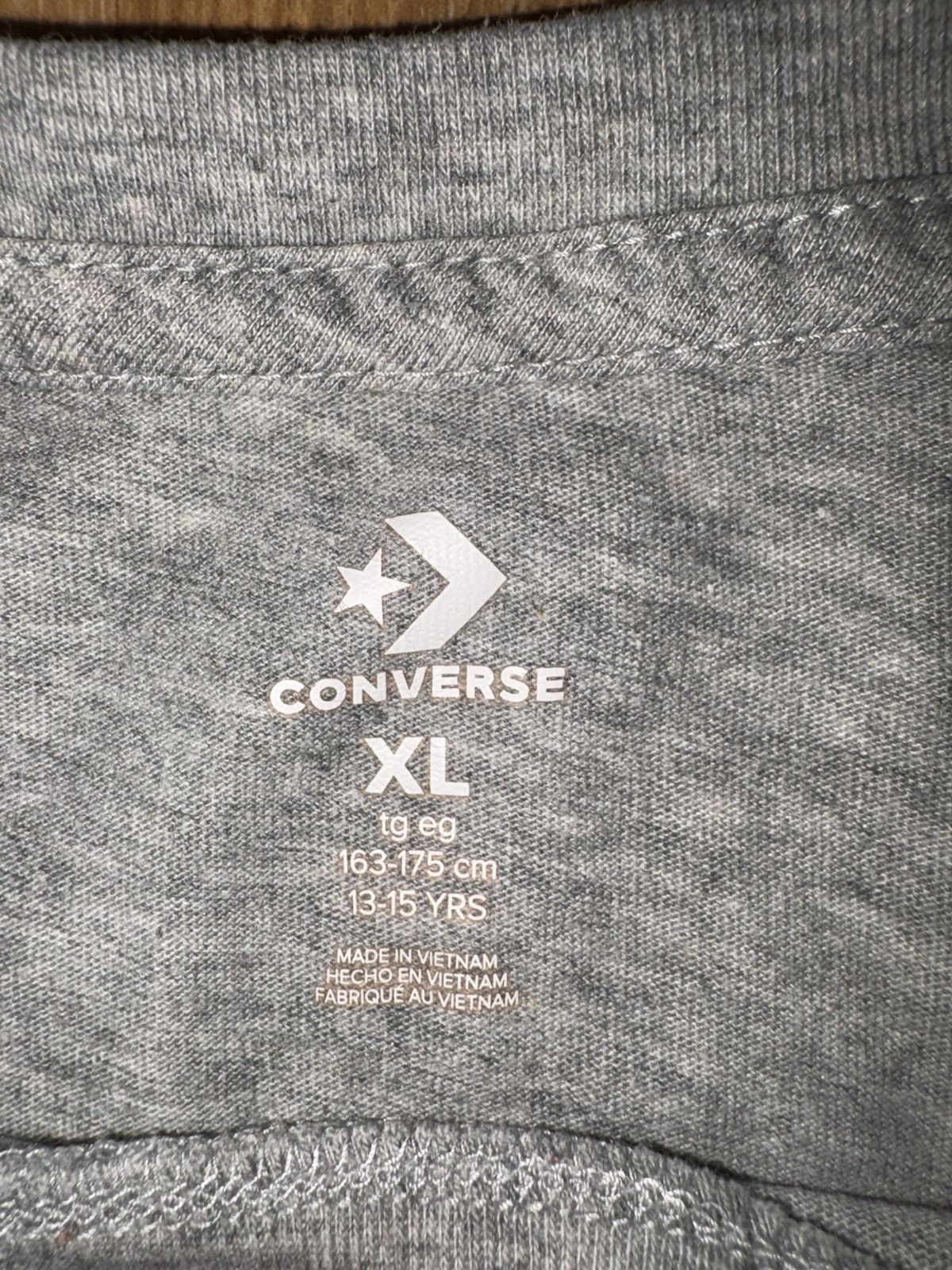 Converse Converse All Star Multi Logo Graphic Tee Heather Grey Size US XXS / EU 40 - 7 Thumbnail