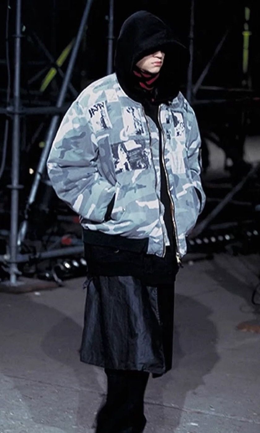 Raf Simons AW2001-2002 Raf Simons Riot Riot Riot Camo Patchwork Bomber Size US XXL / EU 58 / 5 - 3 Thumbnail