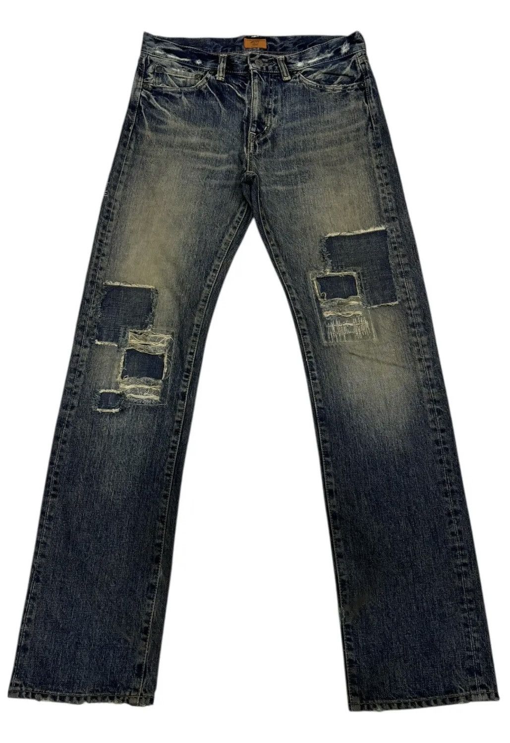 Kapital Kountry Vintage Boro Patchwork Jeans OMNIGOD Denim Kapital Design Size US 30 / EU 46 - 1 Thumbnail