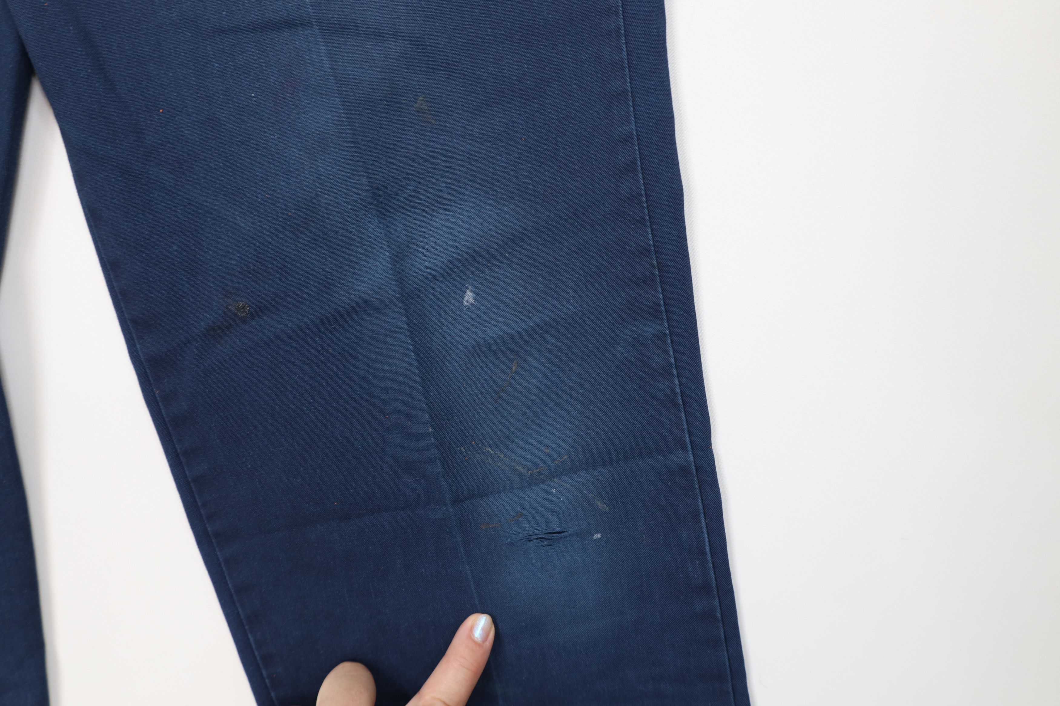 Vintage Vintage 90s Streetwear Workwear Mechanic Pants Blue USA Size US 33 - 7 Thumbnail