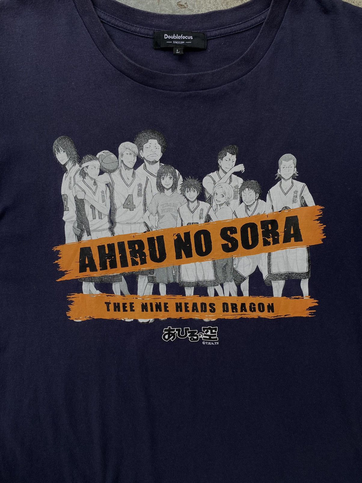 Anime Vintage Anime Ahiru No Sora Doublefocus Tees Size US L / EU 52-54 / 3 - 3 Thumbnail