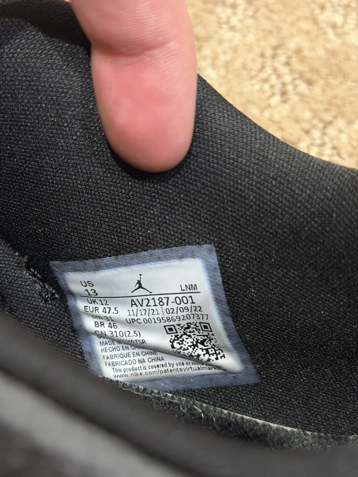Jordan Brand Jordan 11 low 72-10 Size US 13 / EU 46 - 6 Thumbnail