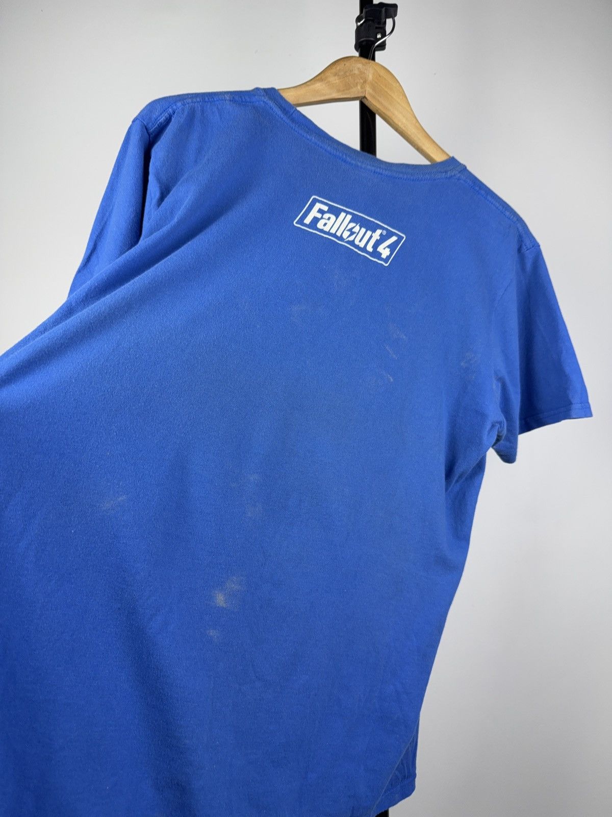 Playstation × The Game × Vintage Vintage 2000s Fallout 4 PROMO Logo Gaming Faded T Shirt Size US L / EU 52-54 / 3 - 10 Thumbnail