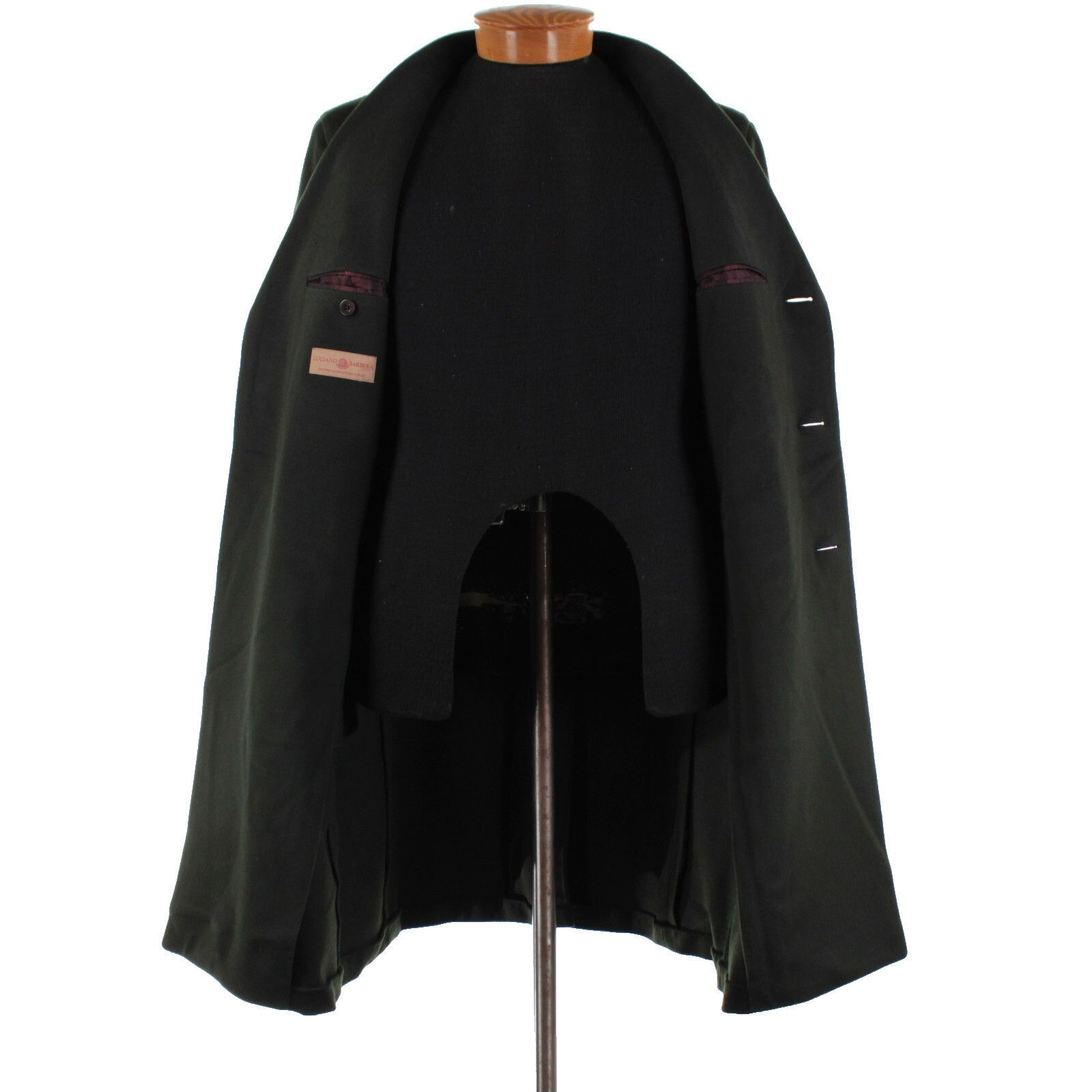 Luciano Barbera Luciano Barbera Coat Size M US In Green Wool Blend Size US M / EU 48-50 / 2 - 7 Thumbnail