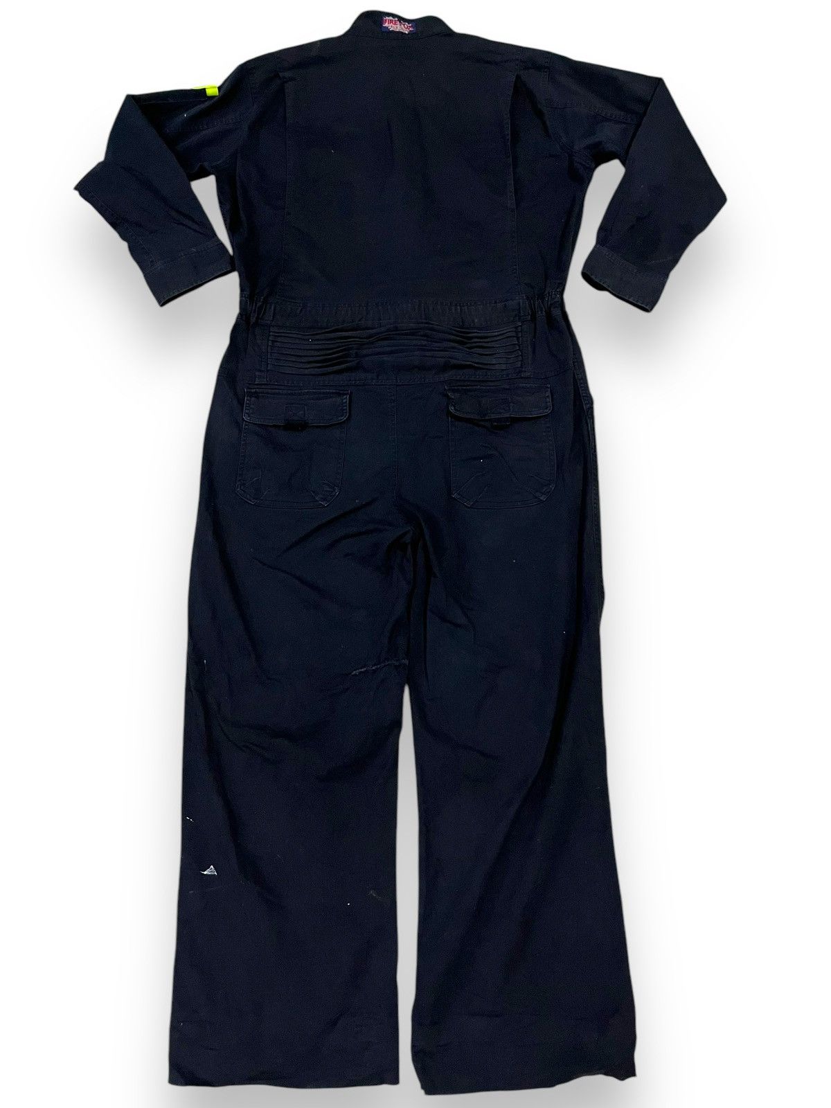 Japanese Brand VINTAGE WORKWEAR FIRE FOX WORLD ISLAND COVERALL JUMPSUIT Size US 39 - 18 Thumbnail