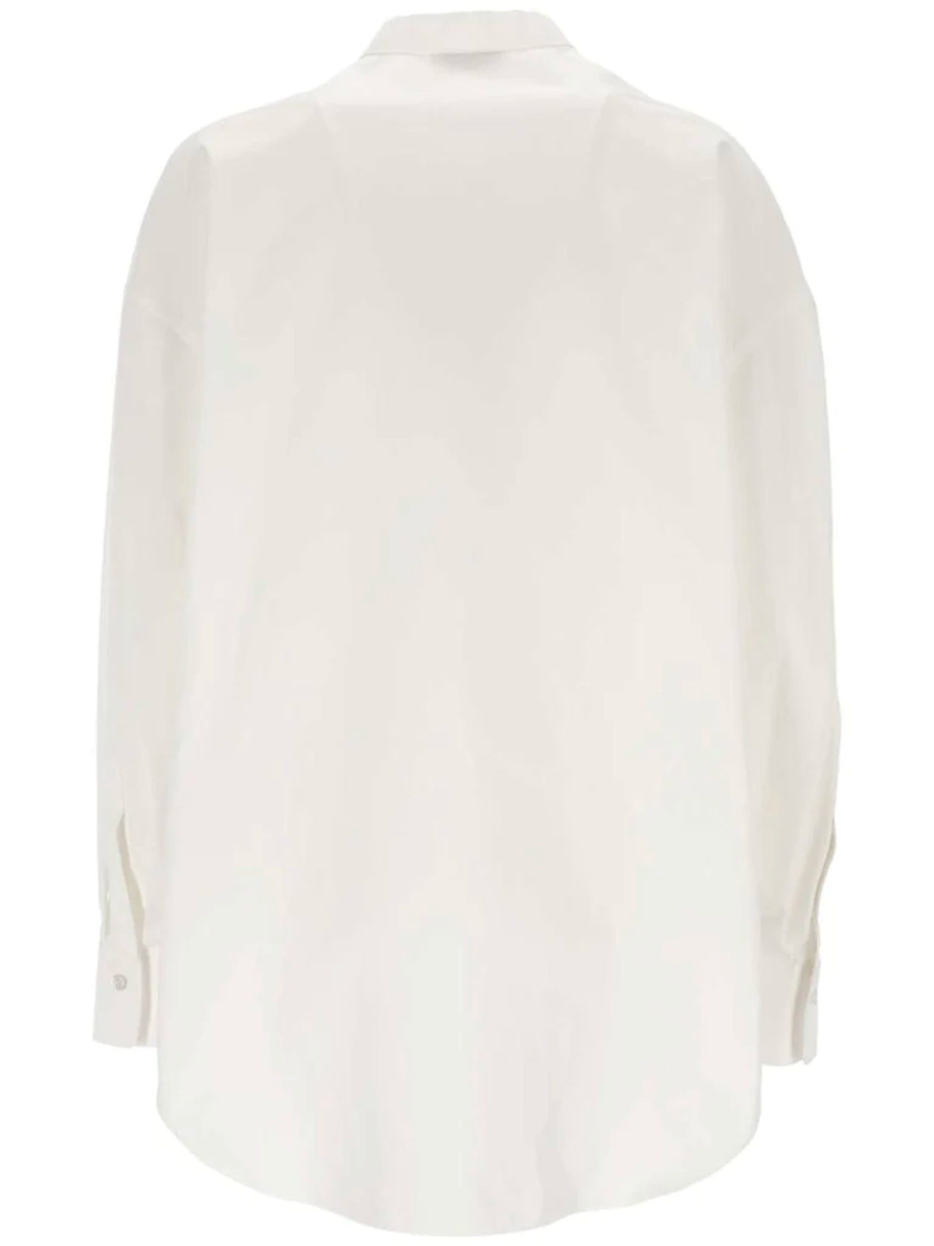 Alexander McQueen o1srvl11e0326 Patch Pocket Shirt in White Size M / US 6-8 / IT 42-44 - 2 Thumbnail