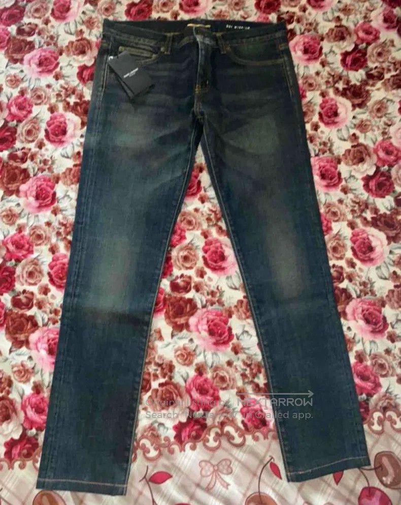 Saint Laurent Paris Saint Laurent Paris Straight denim pants size 29 i Size US 29 - 2 Thumbnail