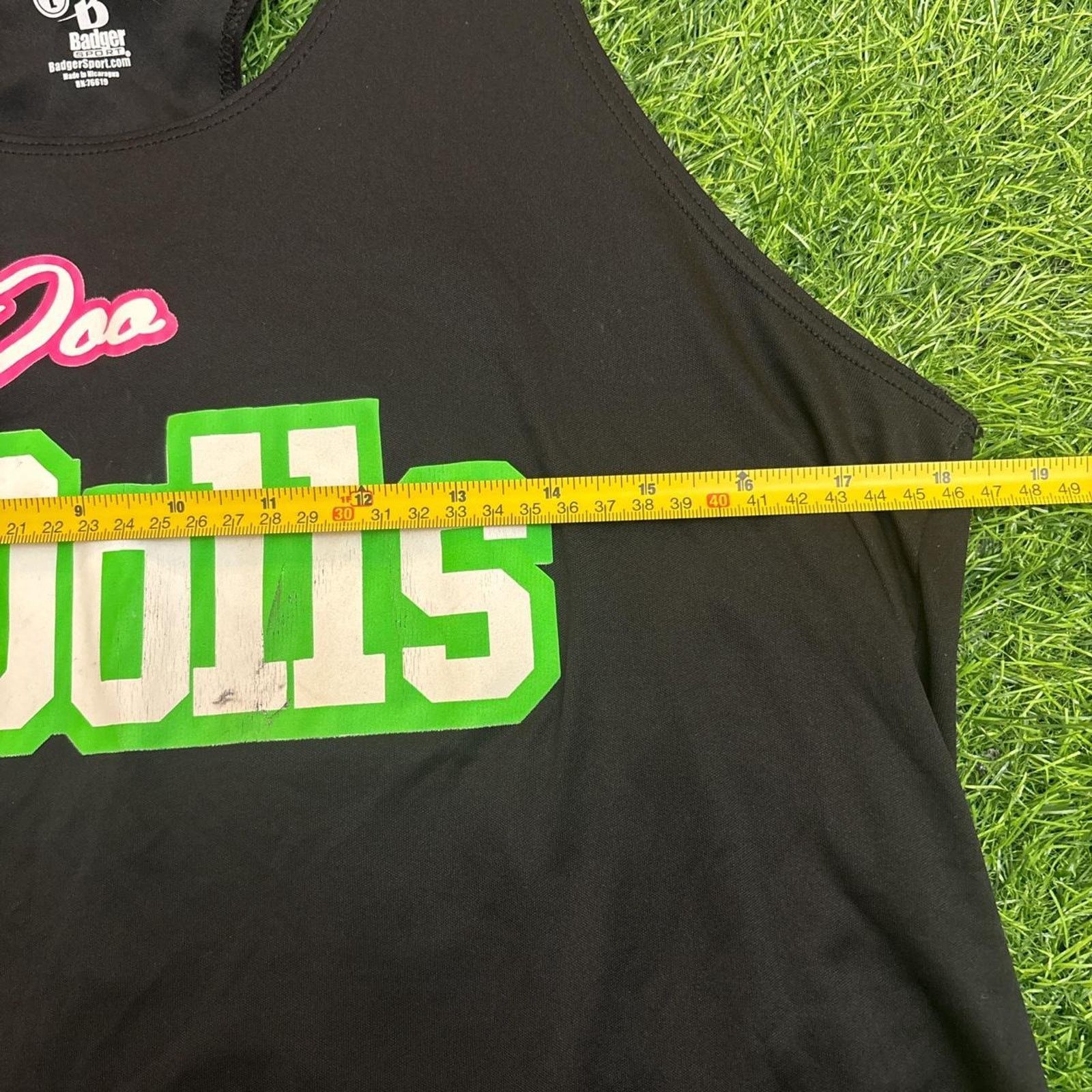Other Women's Retro Black ‘Voo Doo Dolls’ Athletic Tank Top Size L / US 10 / IT 46 - 4 Thumbnail