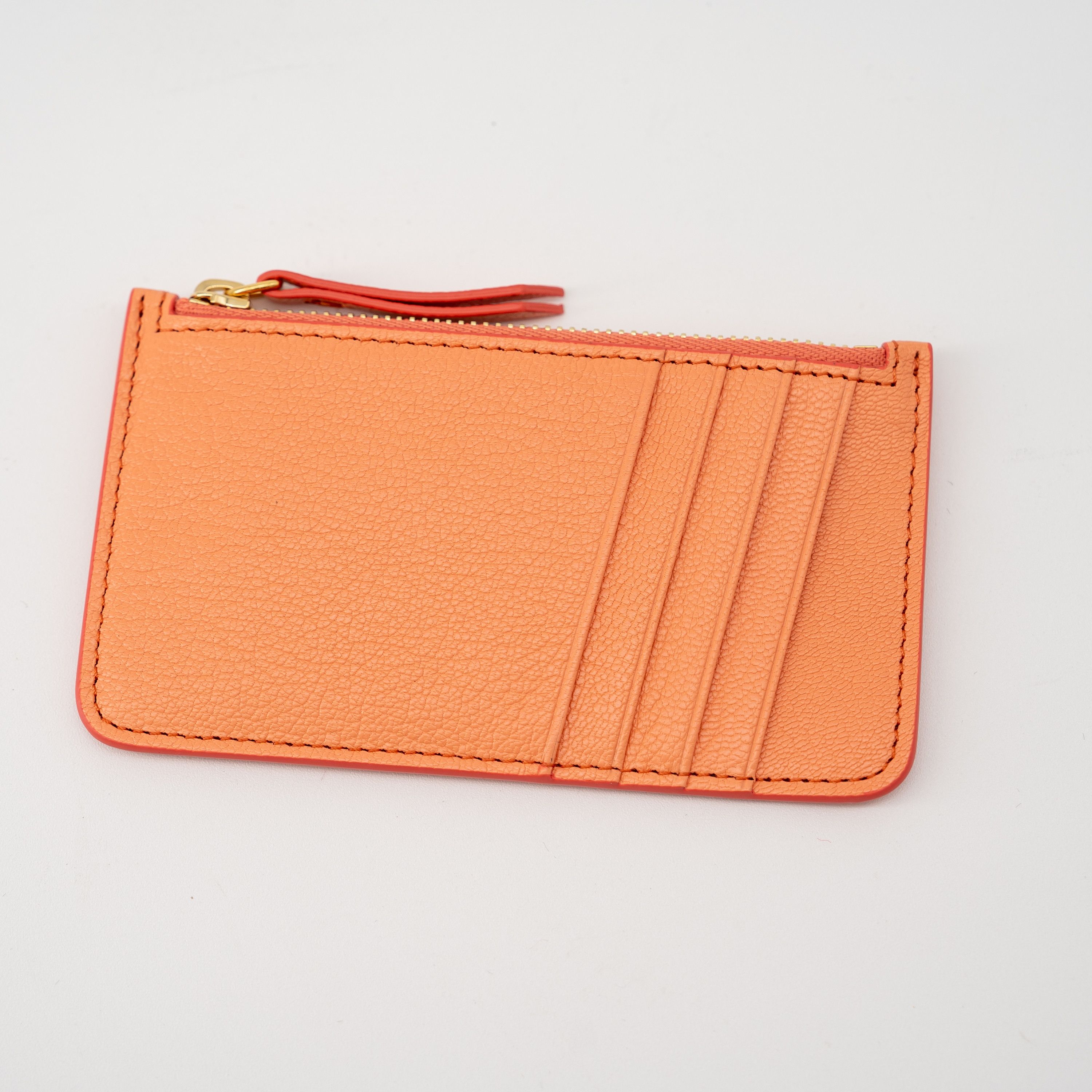 Maison Margiela Maison Martin Margiela Card Holder Zip Pink Leather Size ONE SIZE - 2 Thumbnail