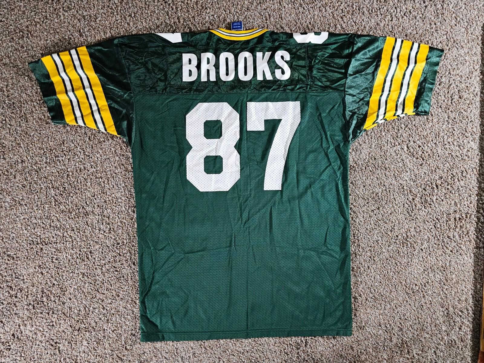 Champion Green Bay Packers Robert Brooks #87 Champion Jersey Mens 48 Size US M / EU 48-50 / 2 - 7 Thumbnail