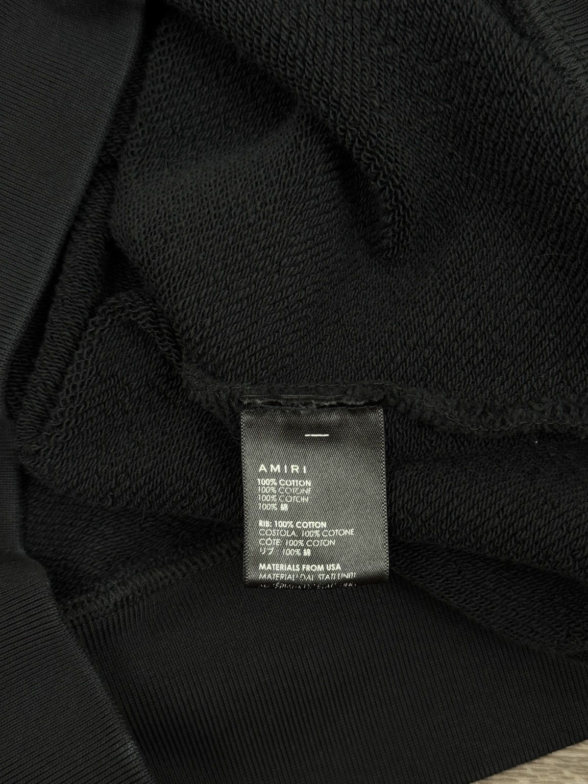 Amiri Amiri Size S Sweatshirt Black Floral Chest Peace Logo Size US S / EU 44-46 / 1 - 8 Thumbnail