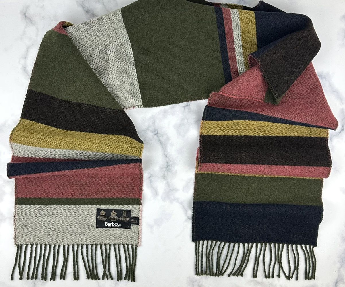 Barbour Barbour 100% Lambswool Scarf Multicolour Made in Scotland Size ONE SIZE - 2 Thumbnail