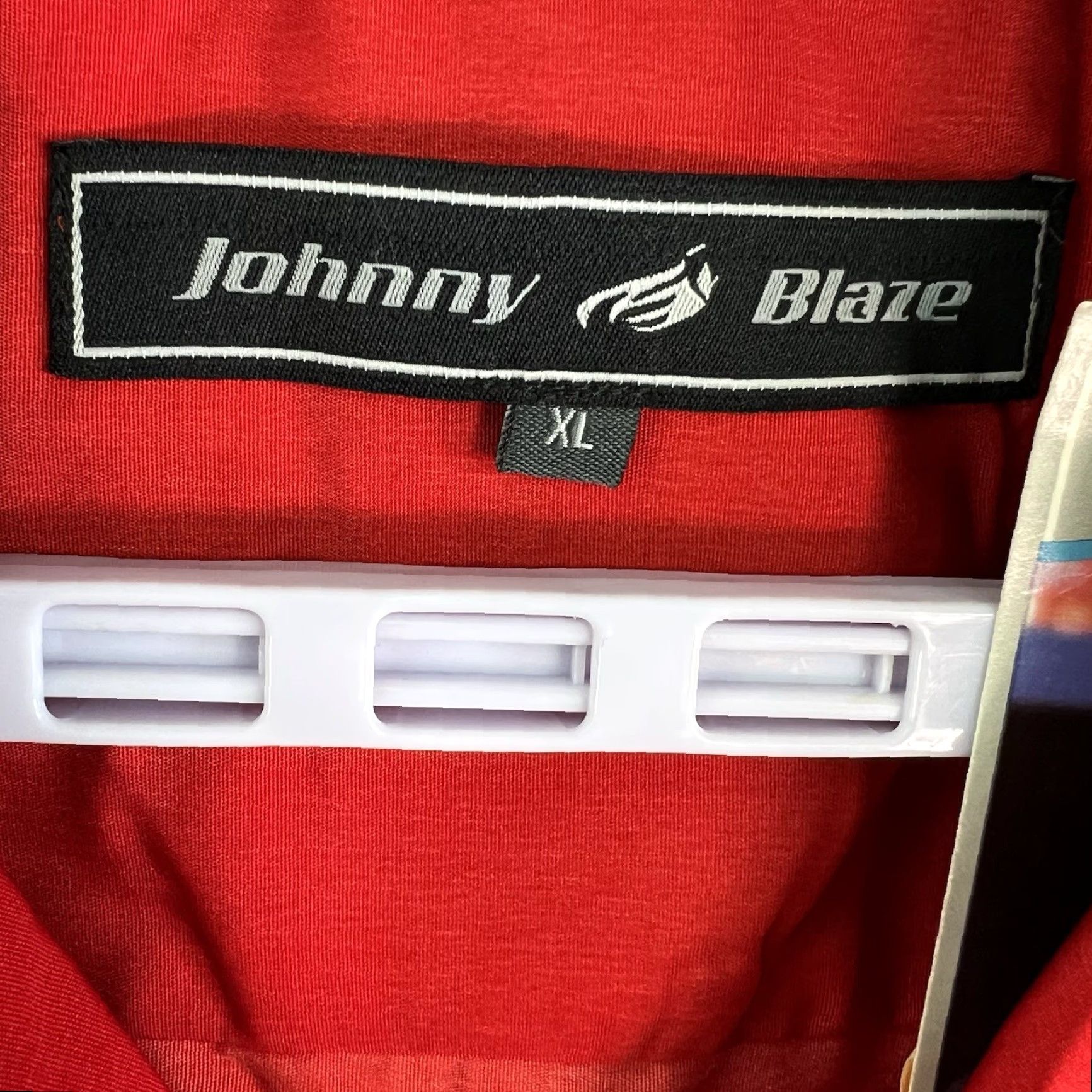 Vintage VINTAGE Johnny Blaze Button-Up Shirt Mens XL Red AOP Fire Y2K Graphic Print Embroidered Short Sleeve Casual Regular Fit Size US XL / EU 56 / 4 - 7 Thumbnail