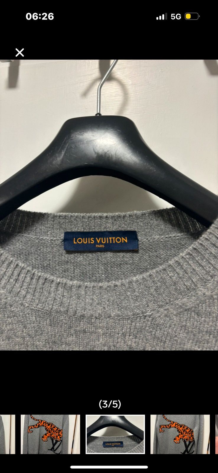 Louis Vuitton Lv tiger sweater Size US M / EU 48-50 / 2 - 5 Thumbnail