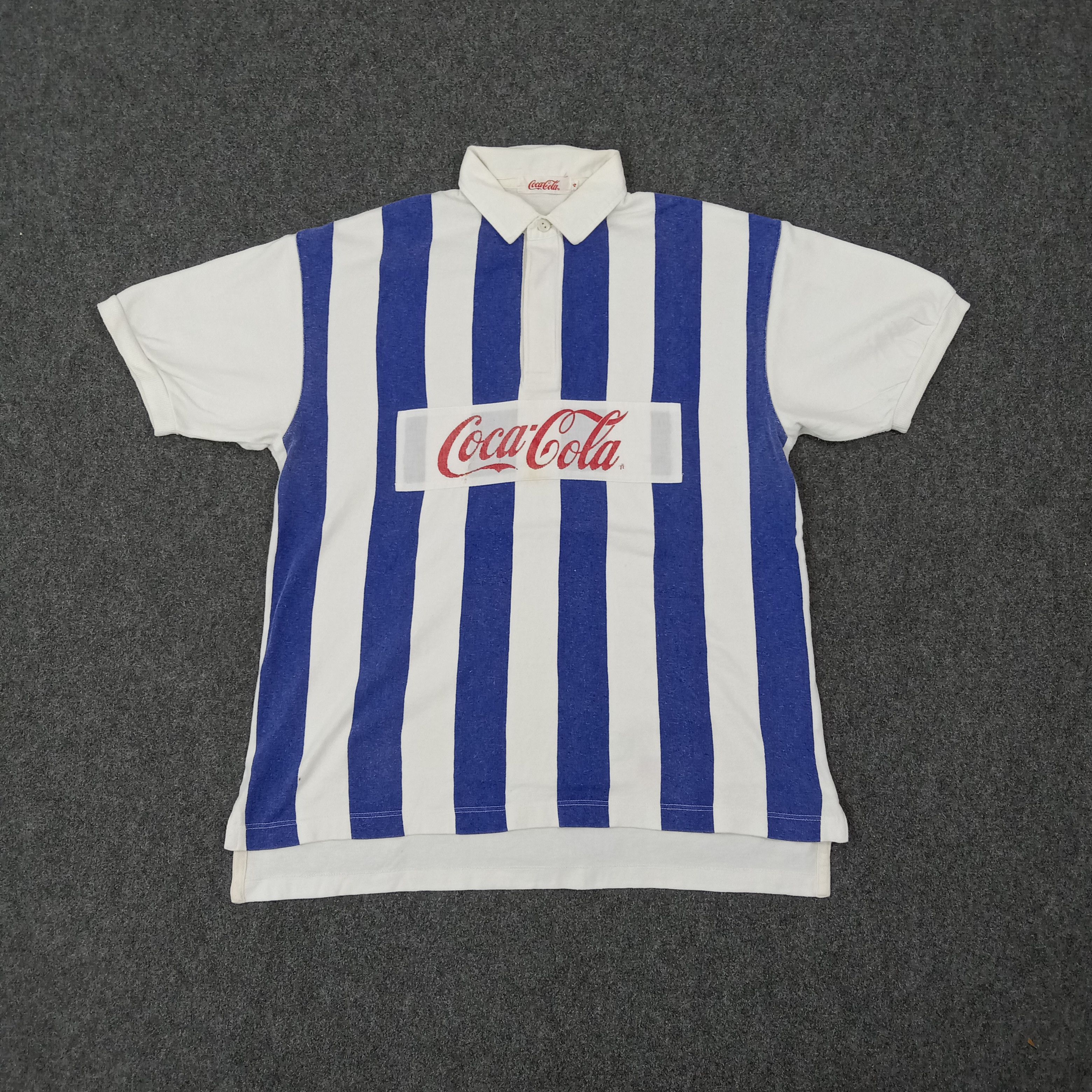 Coca Cola Coca Cola American Promo Stripes Polos C267N38 Size US L / EU 52-54 / 3 - 1 Thumbnail