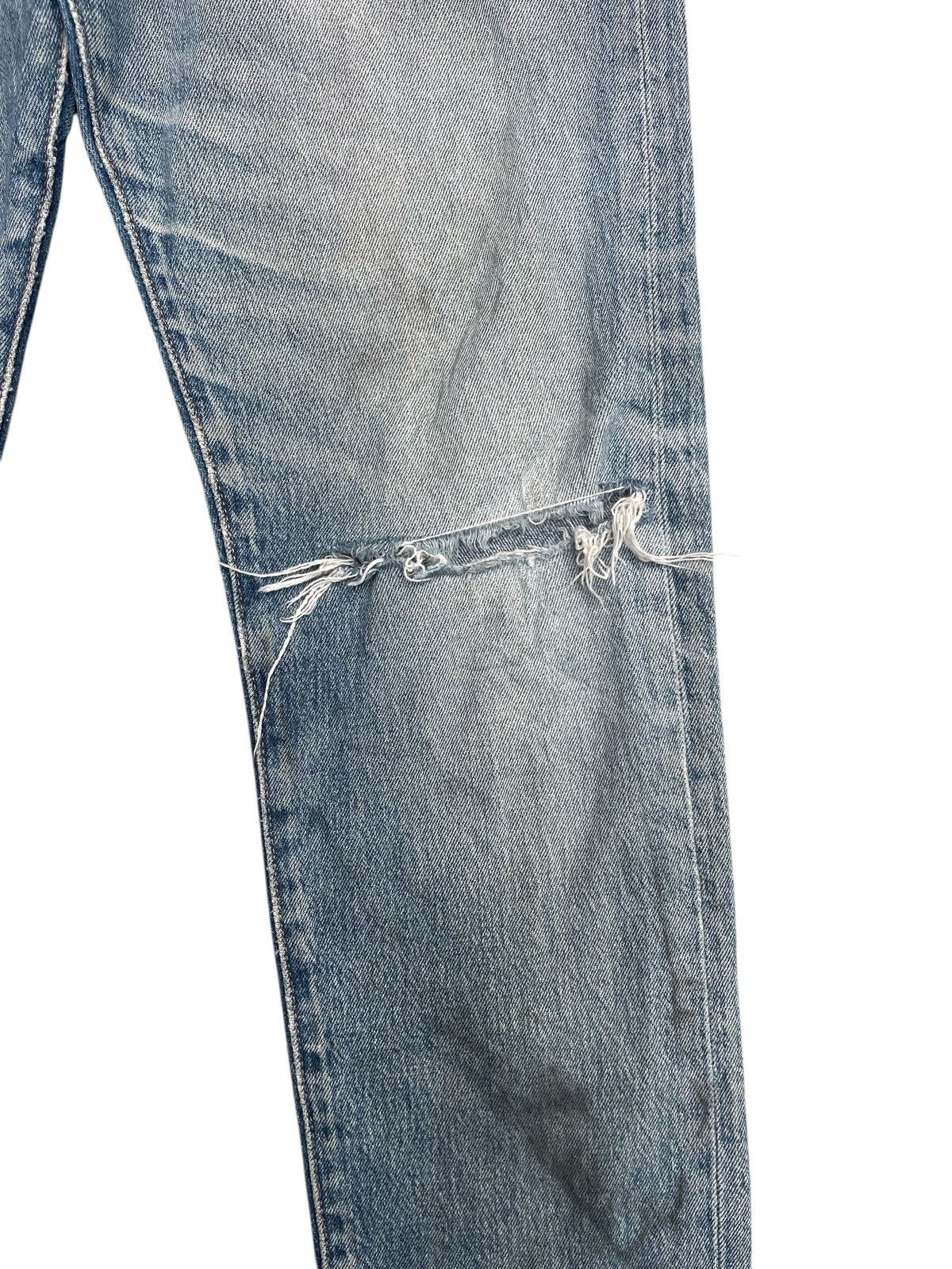 Levi's × Levi's Vintage Clothing Levi’s 501 CT W33 L32 Distressed Vintage Wash Selvedge Denim Size US 33 - 4 Thumbnail