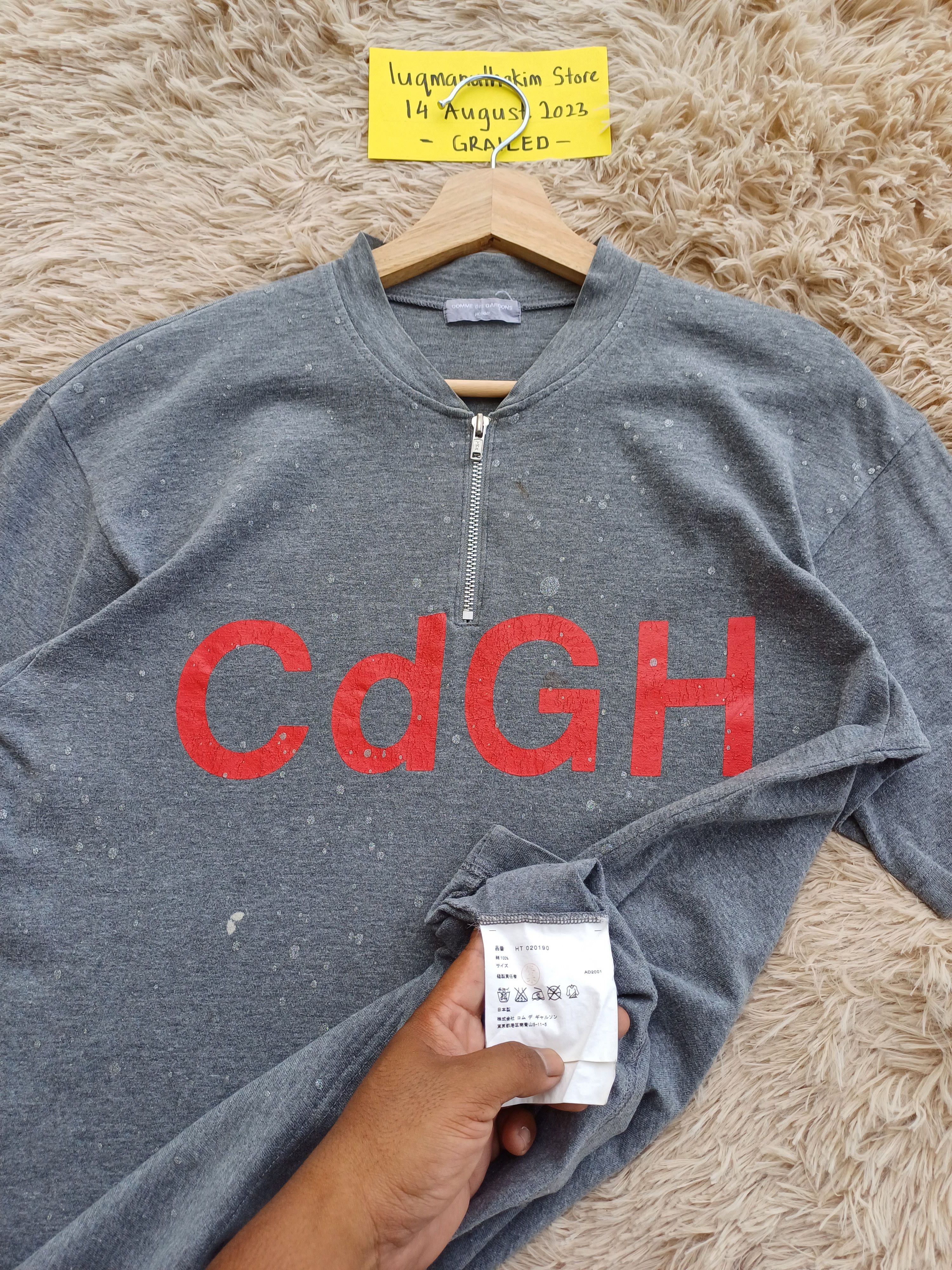 Comme des Garcons Rare Vintage AD2001 CDGH Comme Des Garcons Homme Tshirt Size US M / EU 48-50 / 2 - 8 Thumbnail