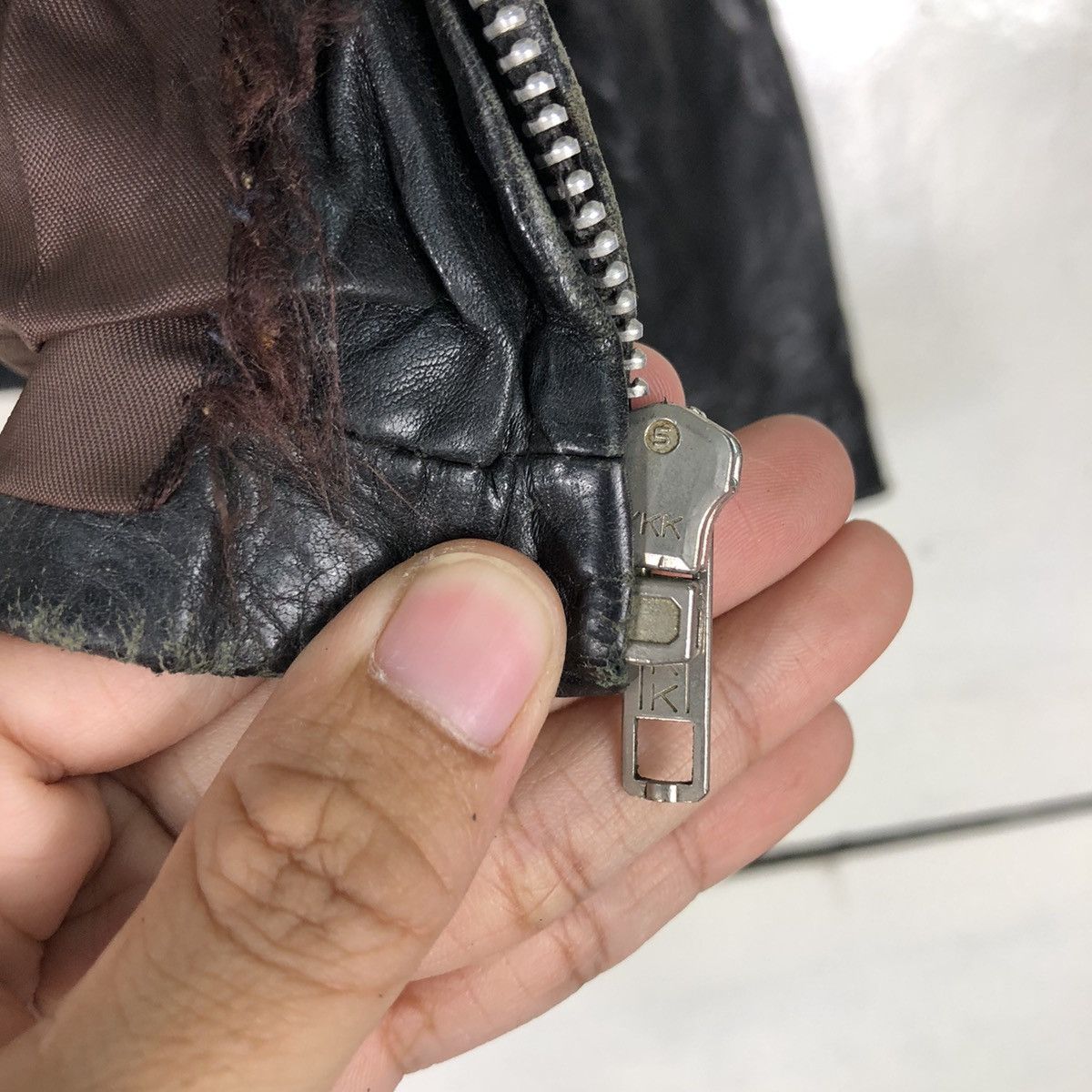 Japanese Brand 📌Vintage Biker Genuine Leather Jacket Skendel Issey Miyake Size US M / EU 48-50 / 2 - 18 Thumbnail